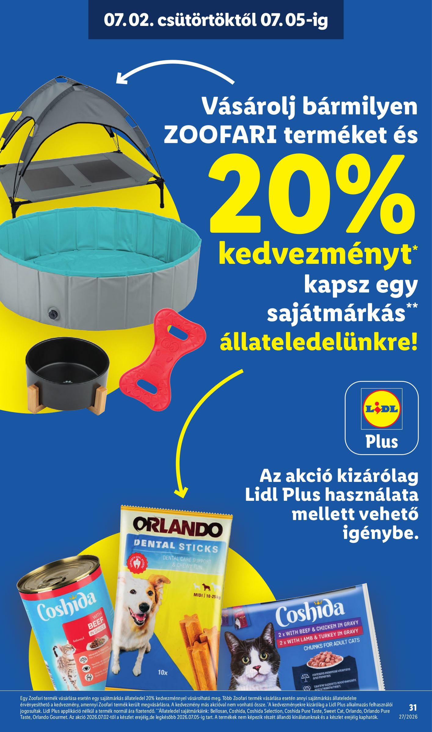 lidl - Lidl hirdetmény a következő hétre csütörtöktől 2026.07.02.-tól szerdától 2026.07.08.-ig - page: 31
