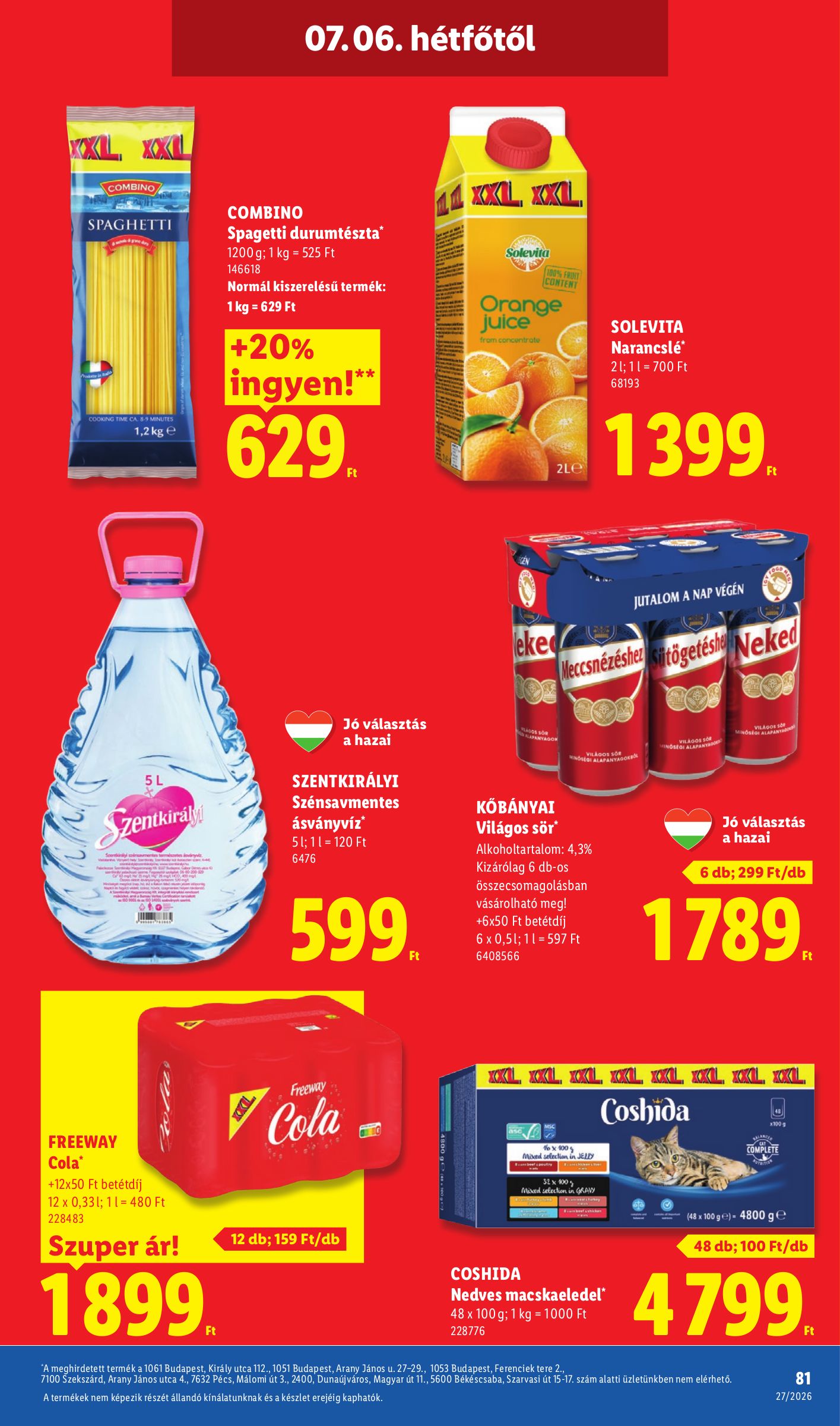 lidl - Lidl hirdetmény a következő hétre csütörtöktől 2026.07.02.-tól szerdától 2026.07.08.-ig - page: 81