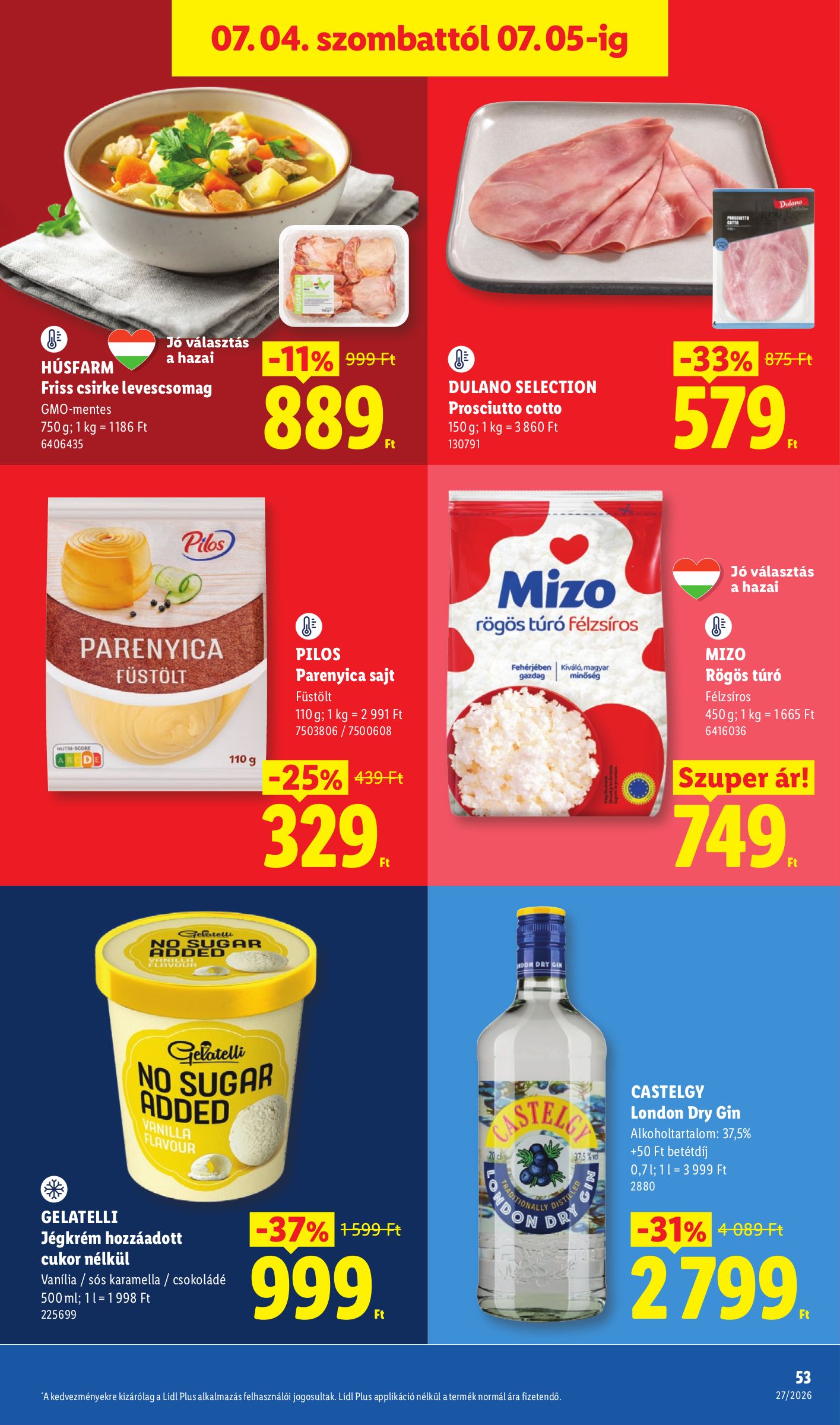 lidl - Lidl hirdetmény a következő hétre csütörtöktől 2026.07.02.-tól szerdától 2026.07.08.-ig - page: 53