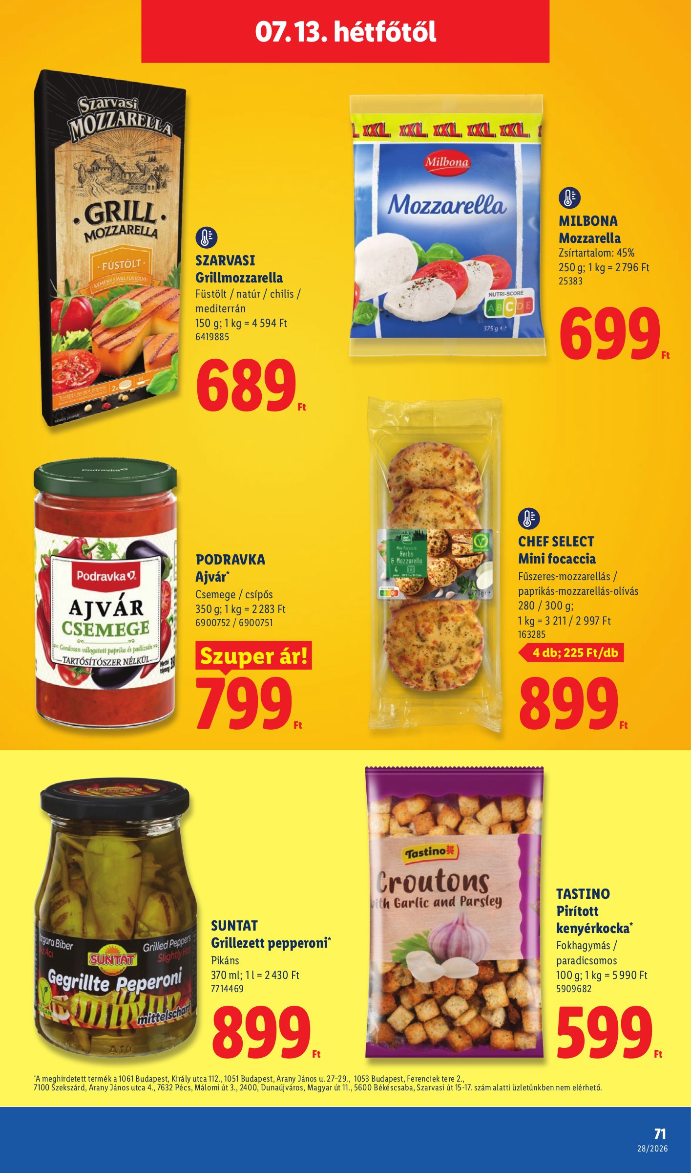lidl - Lidl hirdetmény a következő hétre csütörtöktől 2026.07.09.-tól szerdától 2026.07.15.-ig - page: 71