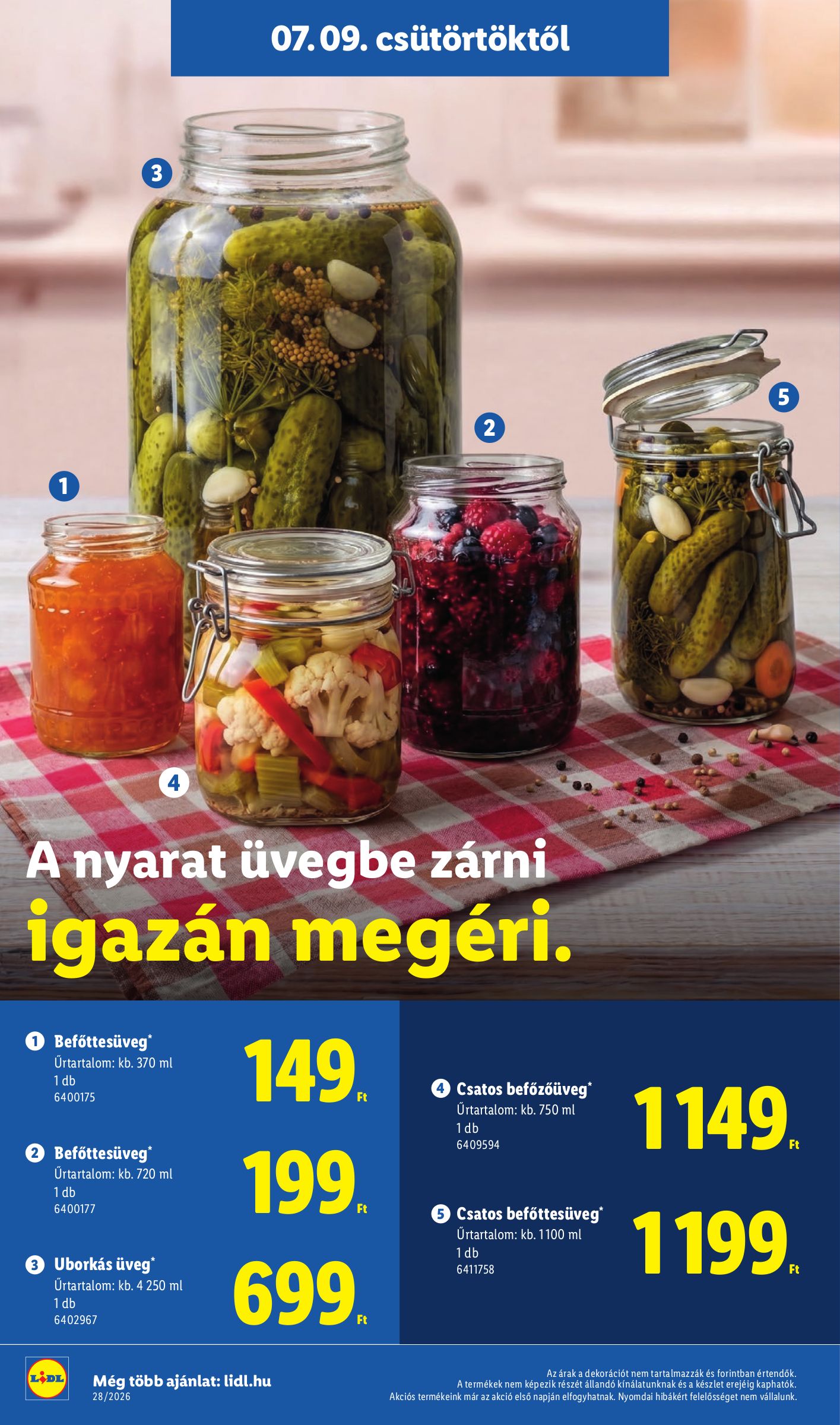 lidl - Lidl hirdetmény a következő hétre csütörtöktől 2026.07.09.-tól szerdától 2026.07.15.-ig - page: 22