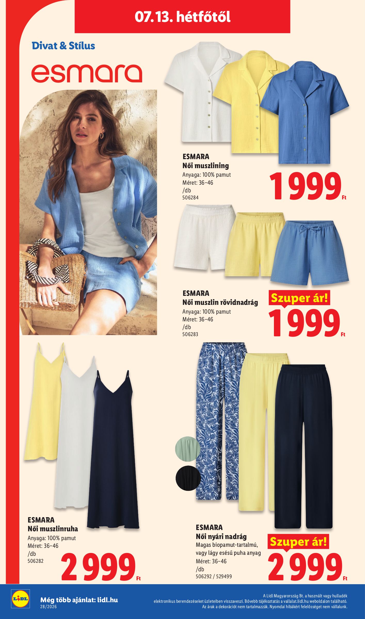lidl - Lidl hirdetmény a következő hétre csütörtöktől 2026.07.09.-tól szerdától 2026.07.15.-ig - page: 56