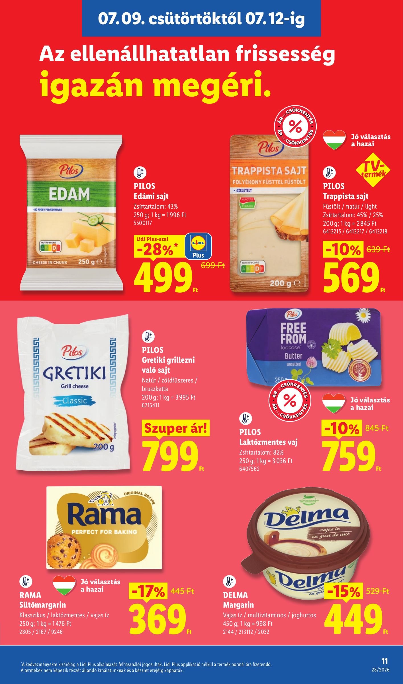 lidl - Lidl hirdetmény a következő hétre csütörtöktől 2026.07.09.-tól szerdától 2026.07.15.-ig - page: 11