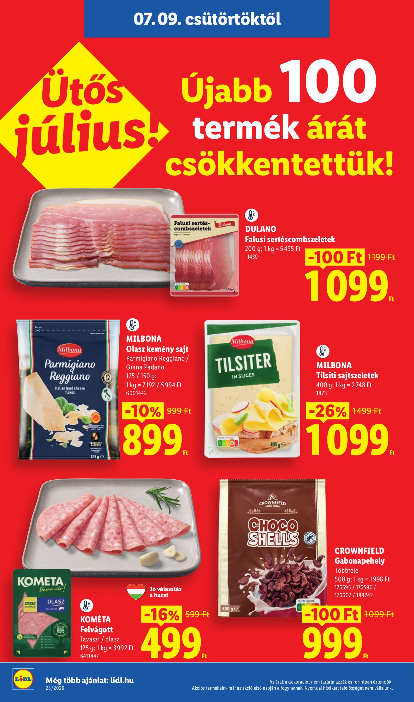lidl - Lidl hirdetmény a következő hétre csütörtöktől 2026.07.09.-tól szerdától 2026.07.15.-ig - page: 2