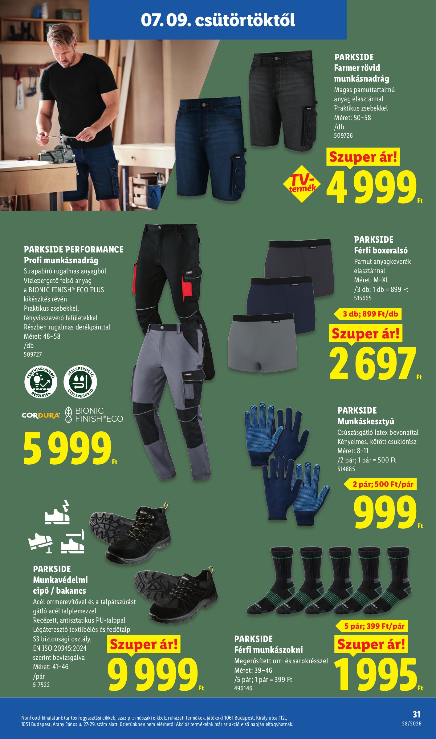lidl - Lidl hirdetmény a következő hétre csütörtöktől 2026.07.09.-tól szerdától 2026.07.15.-ig - page: 31