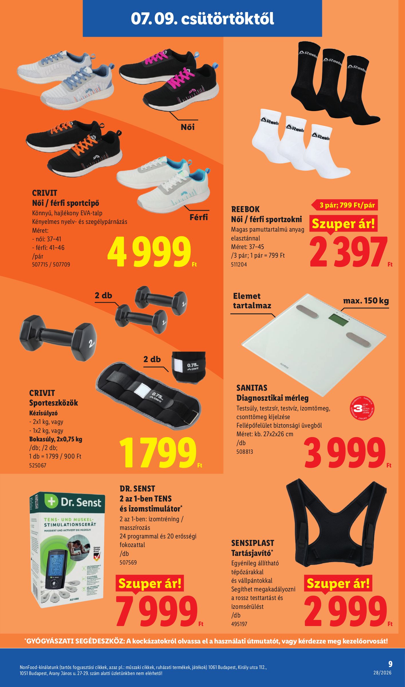 lidl - Lidl - Nonfood hirdetmény a következő hétre csütörtöktől 2026.07.09.-tól szerdától 2026.07.15.-ig - page: 9