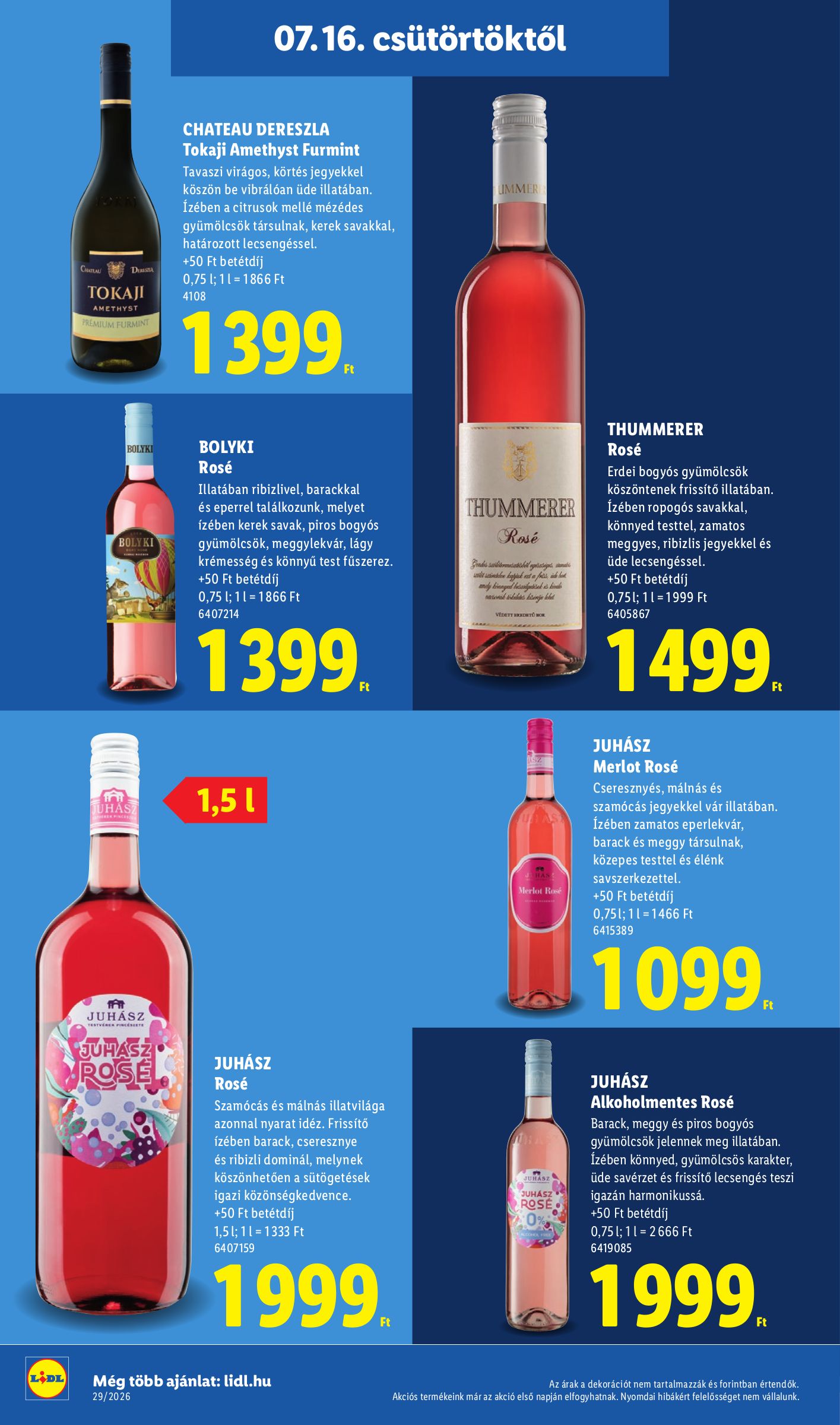 lidl - Lidl hirdetmény a következő hétre csütörtöktől 2026.07.16.-tól szerdától 2026.07.22.-ig - page: 34