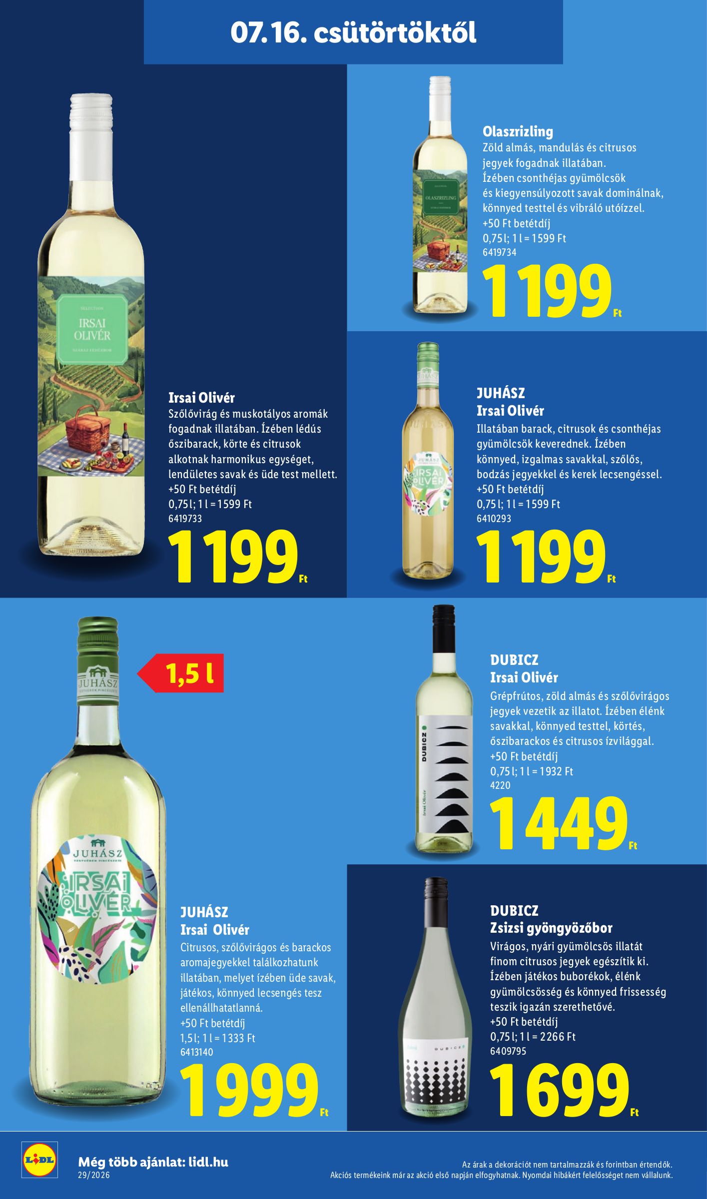 lidl - Lidl hirdetmény a következő hétre csütörtöktől 2026.07.16.-tól szerdától 2026.07.22.-ig - page: 32