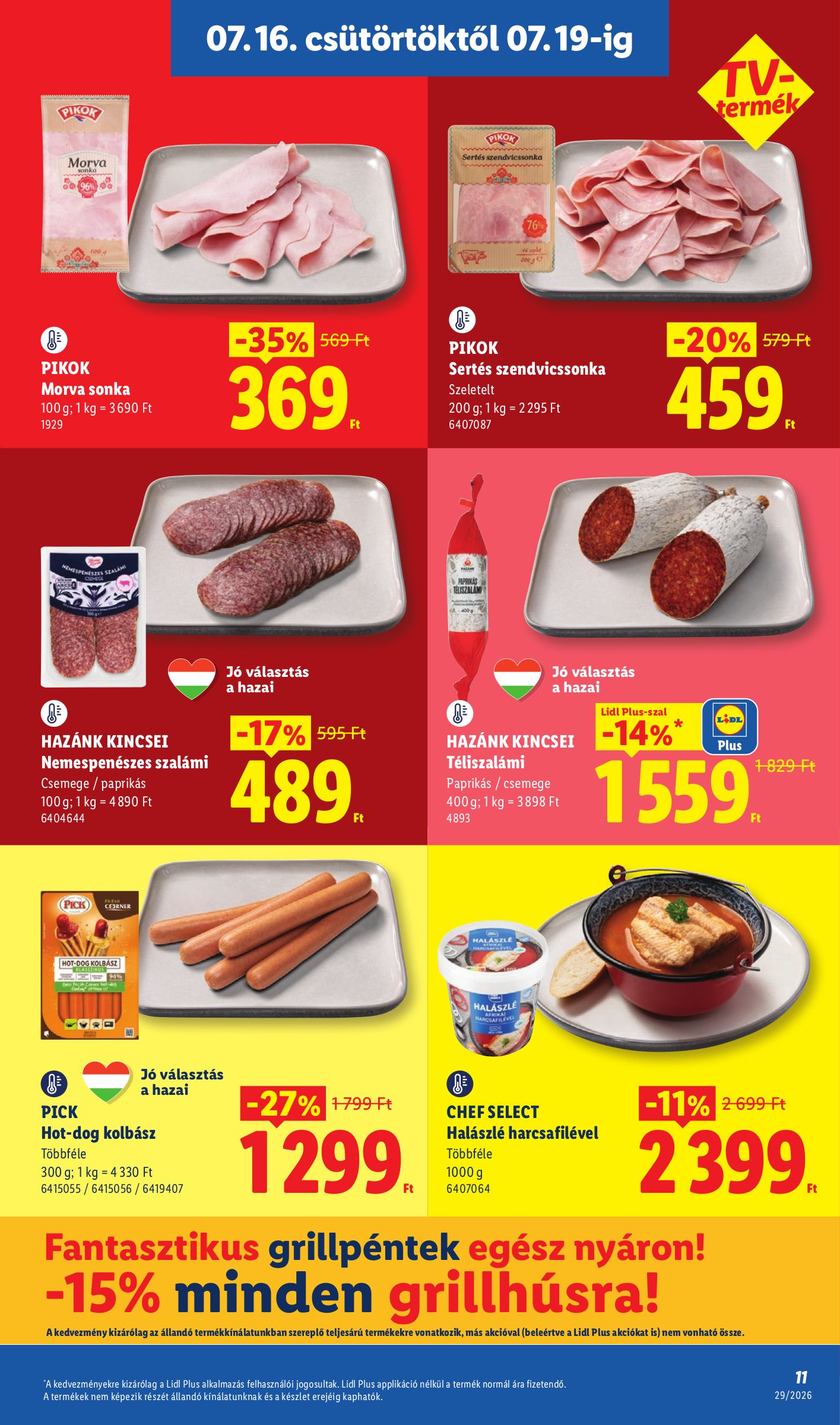 lidl - Lidl hirdetmény a következő hétre csütörtöktől 2026.07.16.-tól szerdától 2026.07.22.-ig - page: 11