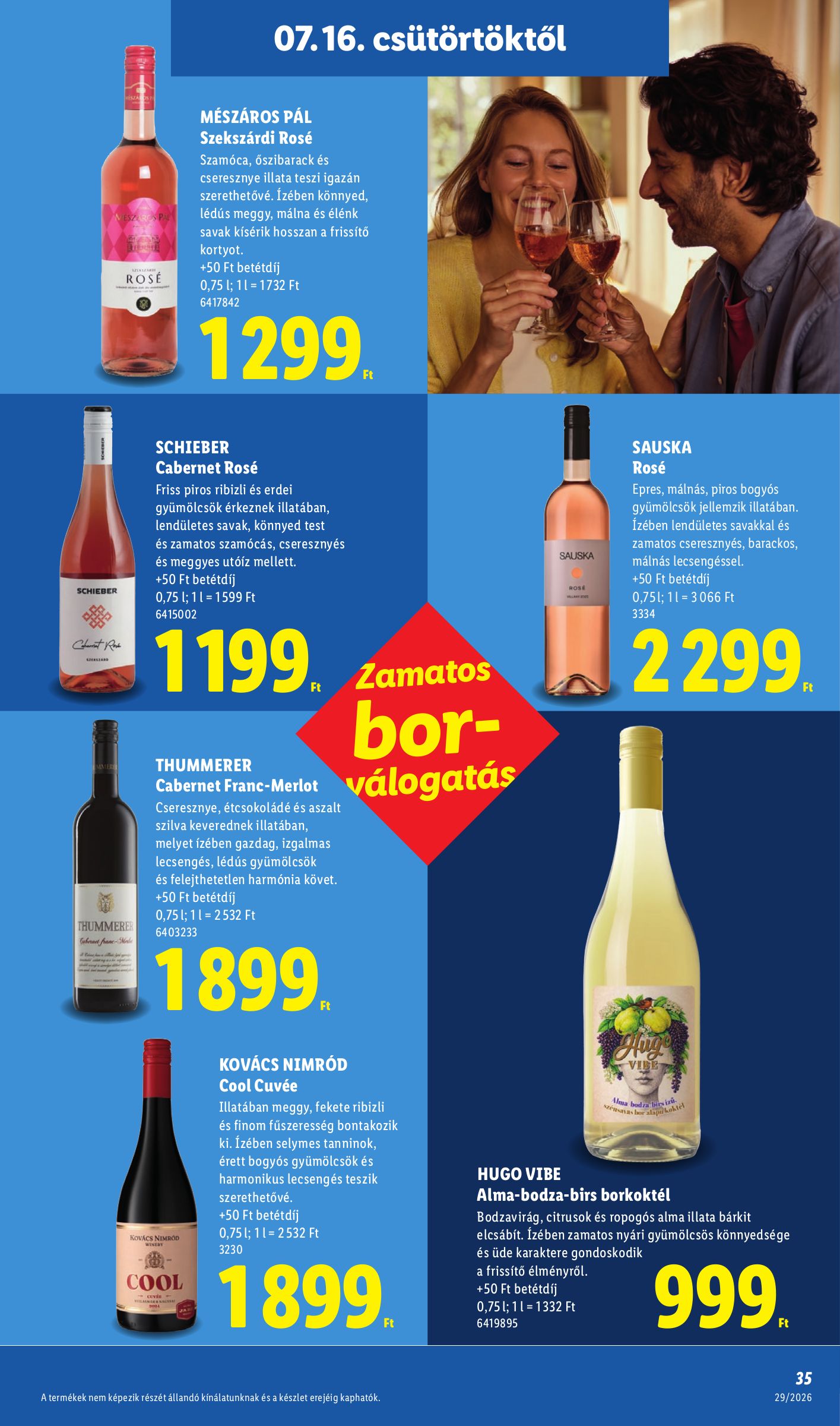 lidl - Lidl hirdetmény a következő hétre csütörtöktől 2026.07.16.-tól szerdától 2026.07.22.-ig - page: 35