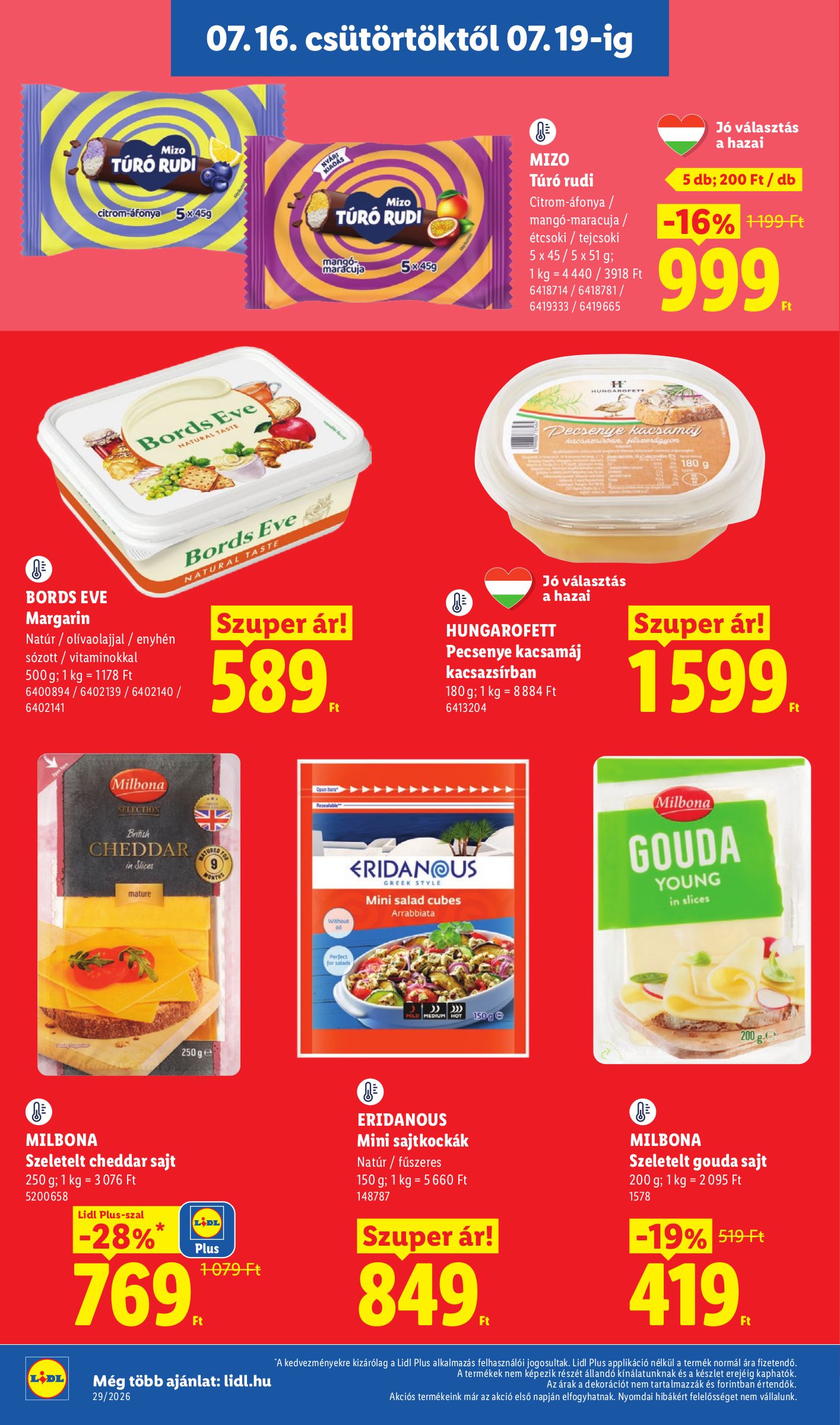 lidl - Lidl hirdetmény a következő hétre csütörtöktől 2026.07.16.-tól szerdától 2026.07.22.-ig - page: 14