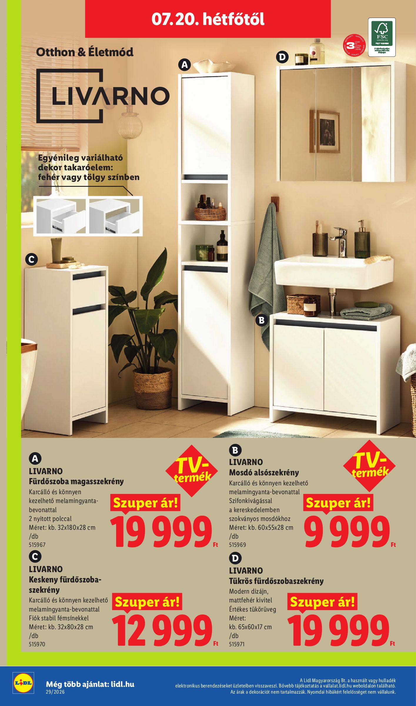 lidl - Lidl hirdetmény a következő hétre csütörtöktől 2026.07.16.-tól szerdától 2026.07.22.-ig - page: 64