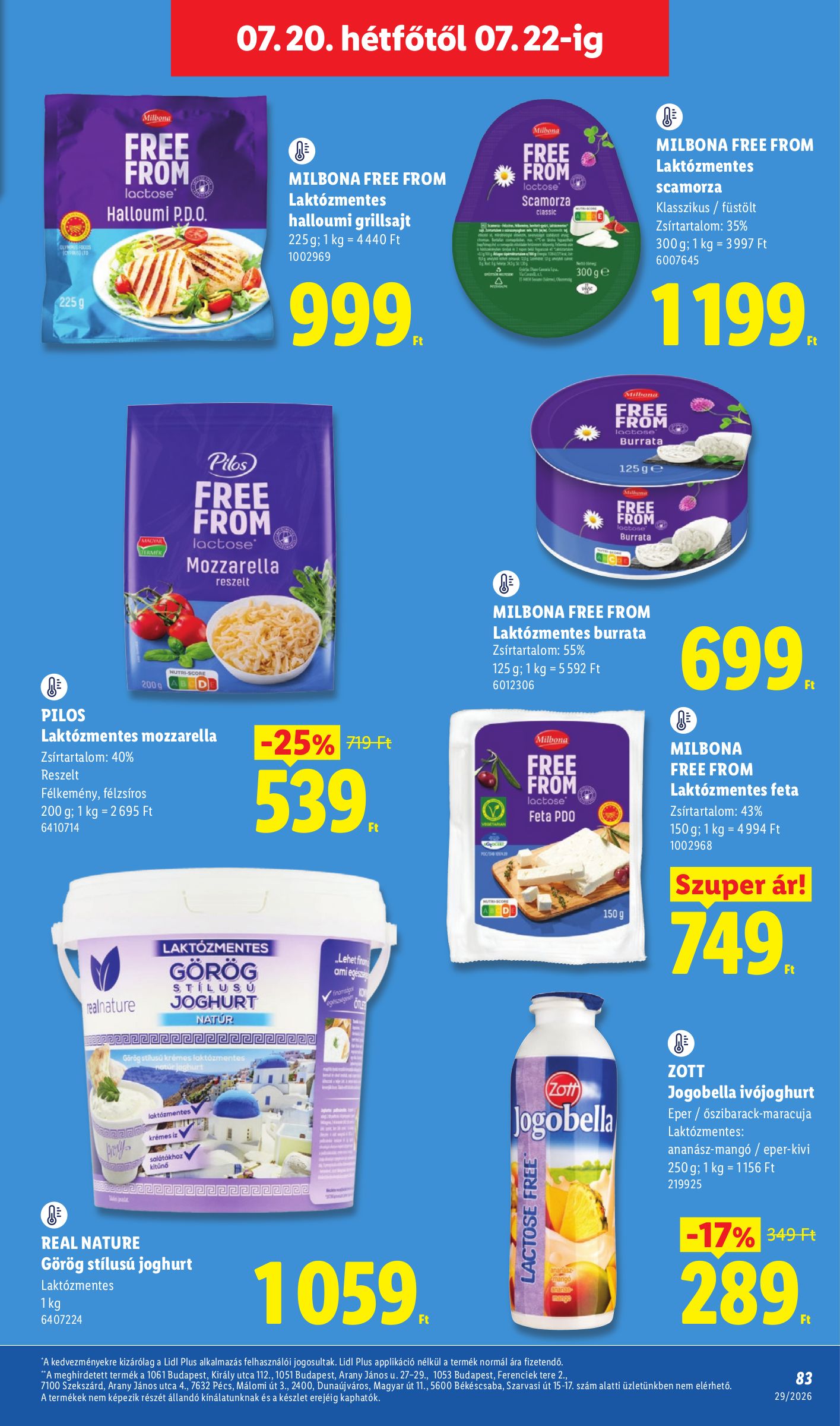 lidl - Lidl hirdetmény a következő hétre csütörtöktől 2026.07.16.-tól szerdától 2026.07.22.-ig - page: 83