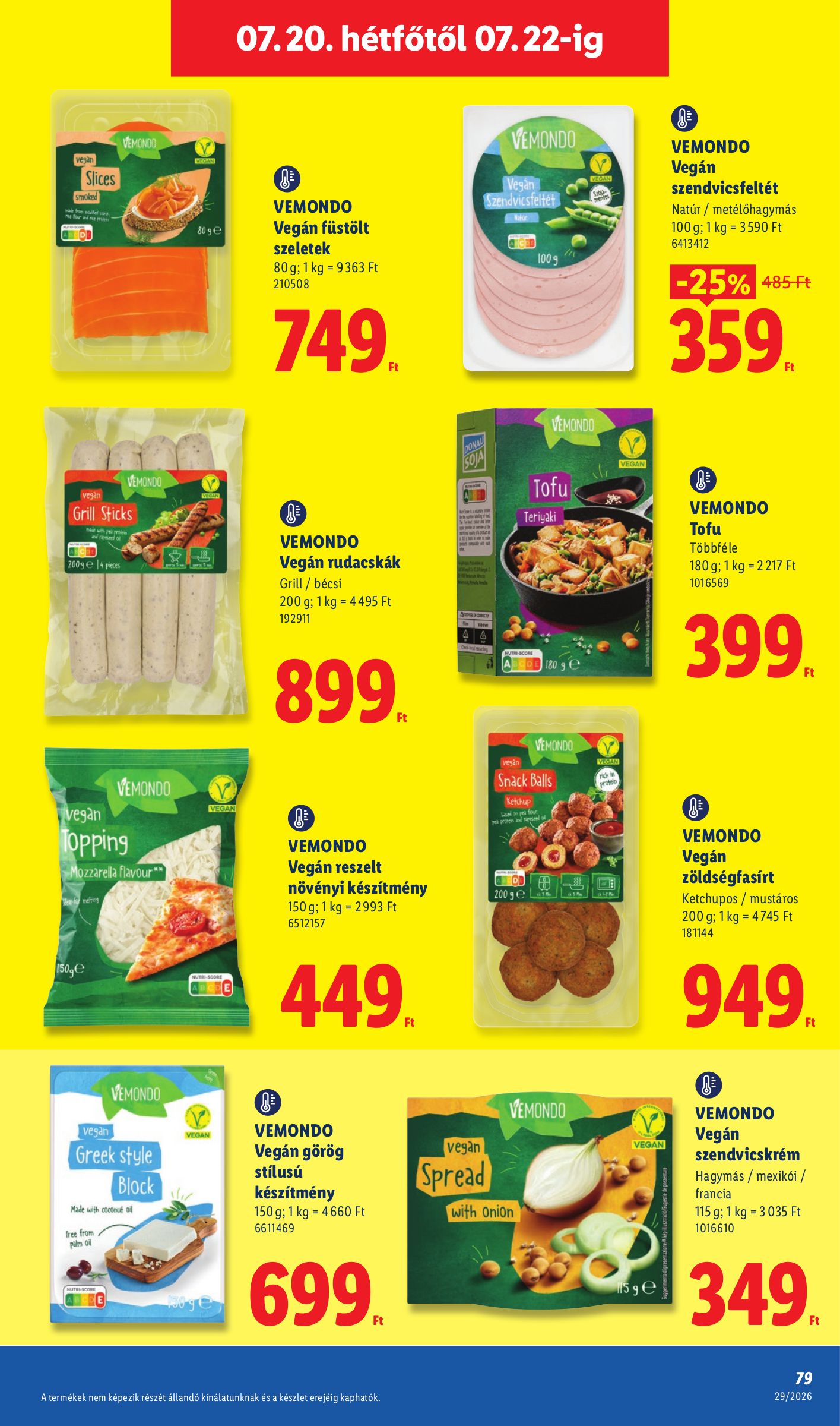 lidl - Lidl hirdetmény a következő hétre csütörtöktől 2026.07.16.-tól szerdától 2026.07.22.-ig - page: 79