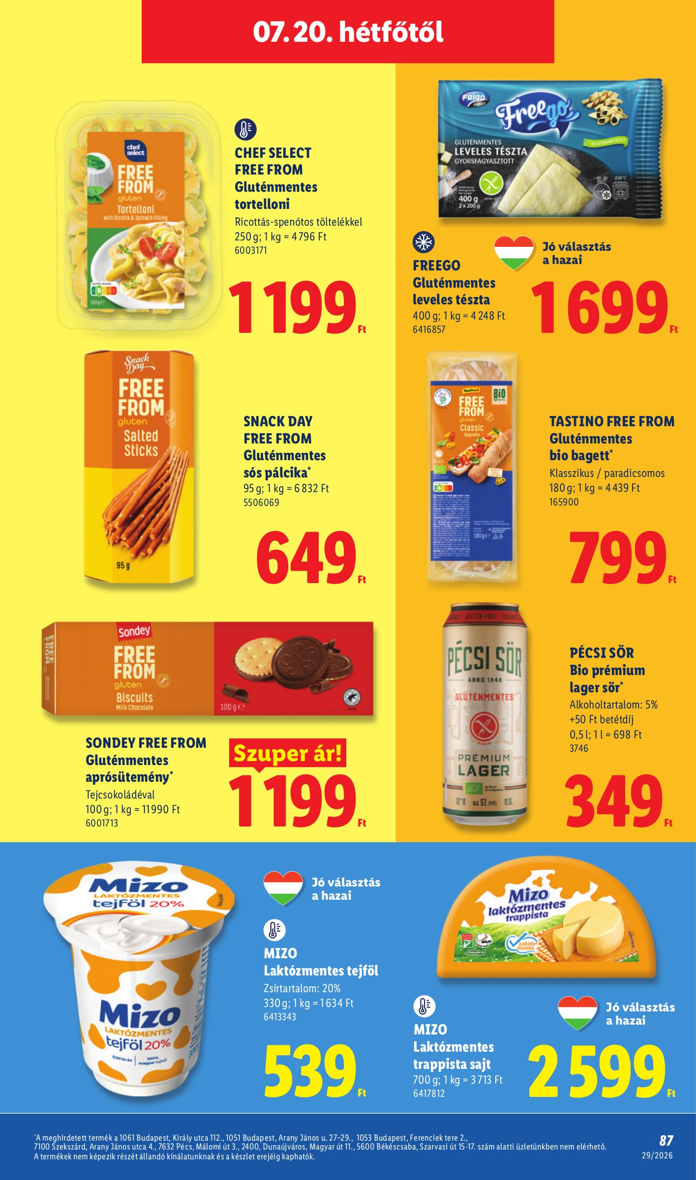 lidl - Lidl hirdetmény a következő hétre csütörtöktől 2026.07.16.-tól szerdától 2026.07.22.-ig - page: 87