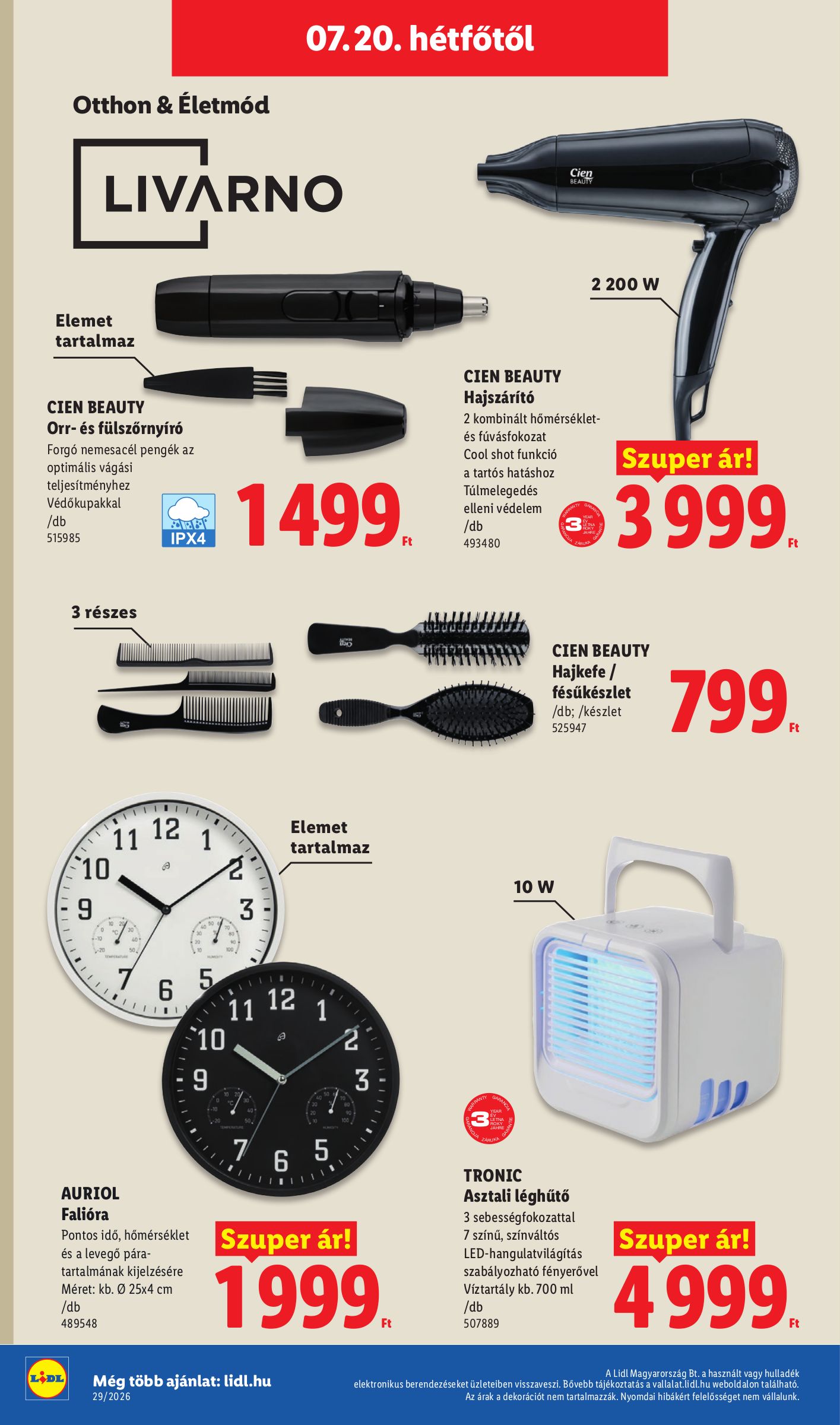 lidl - A jövőbeli Lidl akciós újság csütörtöktől 2026.07.16.-tól szerdától 2026.07.22.-ig érvényes. - page: 66