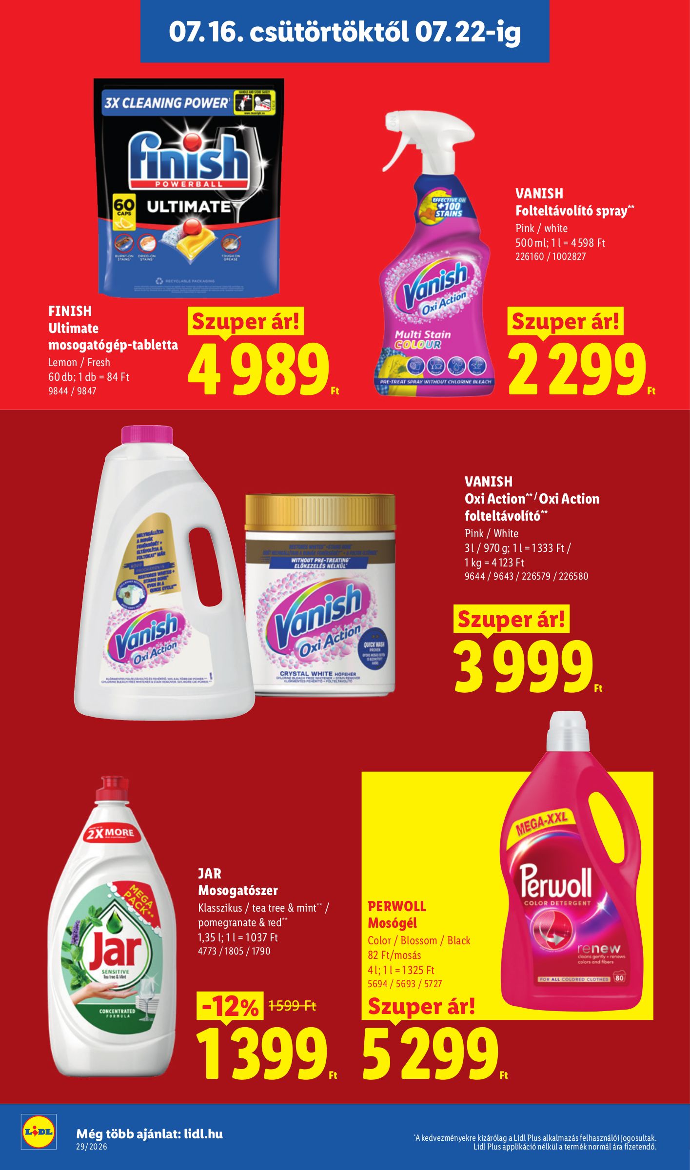 lidl - A jövőbeli Lidl akciós újság csütörtöktől 2026.07.16.-tól szerdától 2026.07.22.-ig érvényes. - page: 22