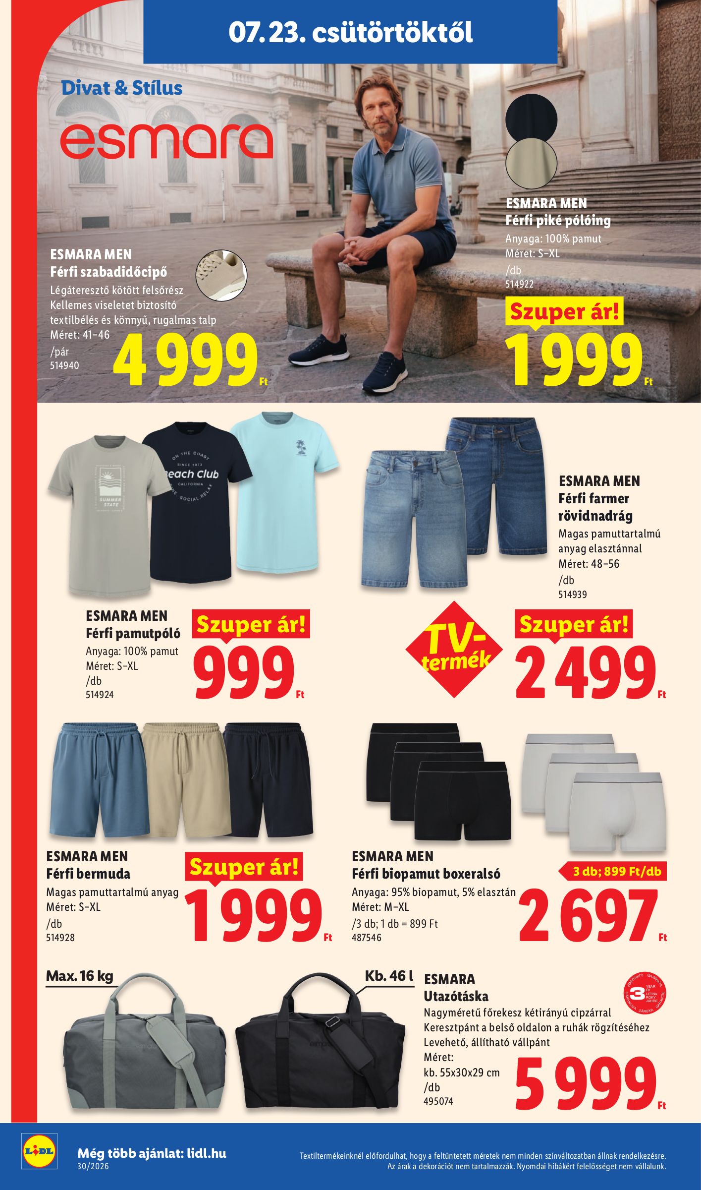 lidl - Lidl - Nonfood hirdetmény a következő hétre csütörtöktől 2026.07.23.-tól szerdától 2026.07.29.-ig - page: 4