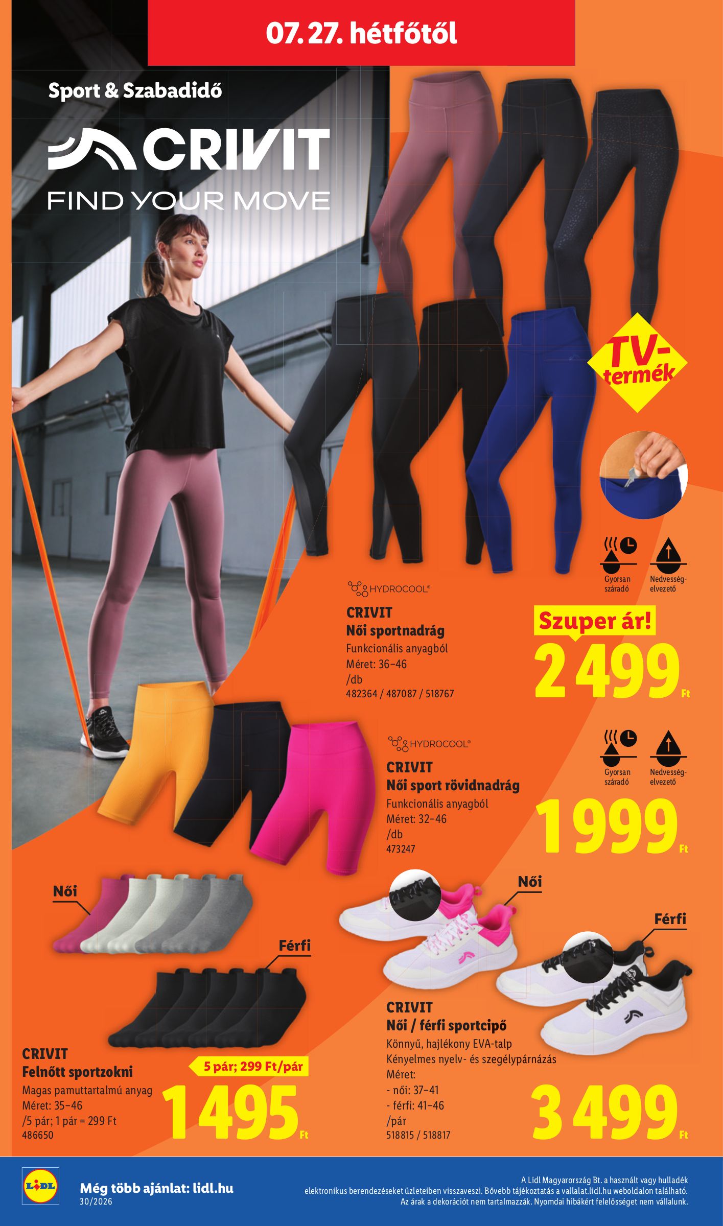 lidl - Lidl - Nonfood hirdetmény a következő hétre csütörtöktől 2026.07.23.-tól szerdától 2026.07.29.-ig - page: 18