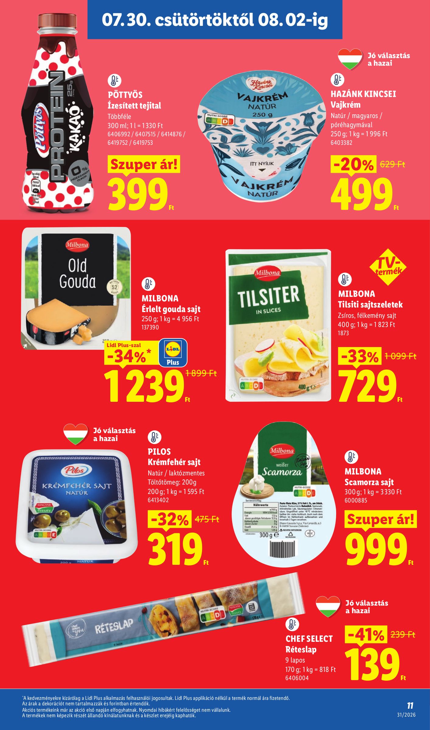 lidl - Lidl hirdetmény a következő hétre csütörtöktől 2026.07.30.-tól szerdától 2026.08.05.-ig - page: 11