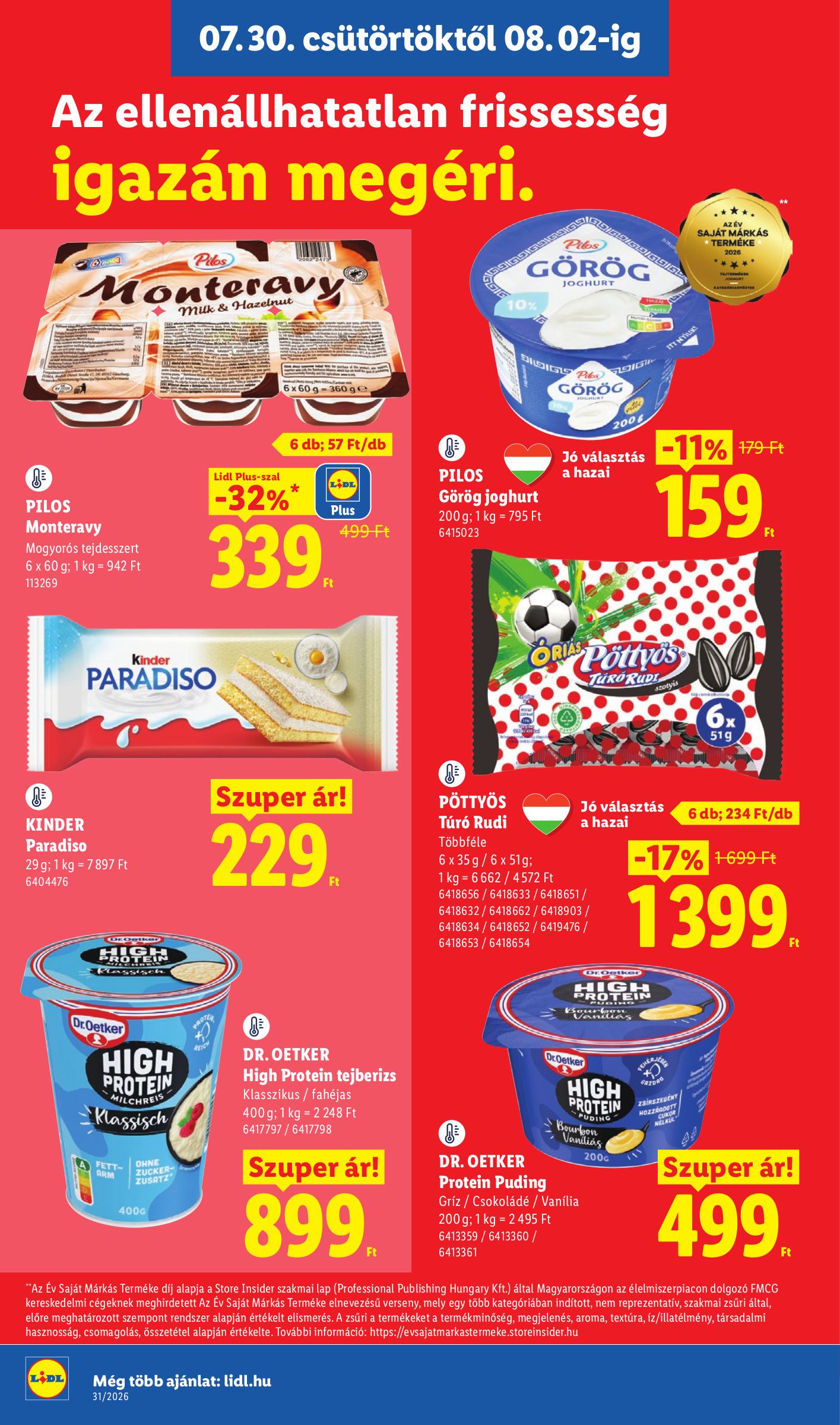 lidl - Lidl hirdetmény a következő hétre csütörtöktől 2026.07.30.-tól szerdától 2026.08.05.-ig - page: 10