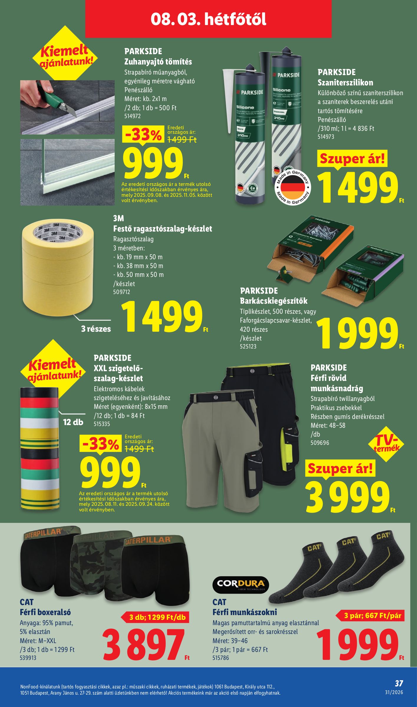 lidl - Lidl hirdetmény a következő hétre csütörtöktől 2026.07.30.-tól szerdától 2026.08.05.-ig - page: 37
