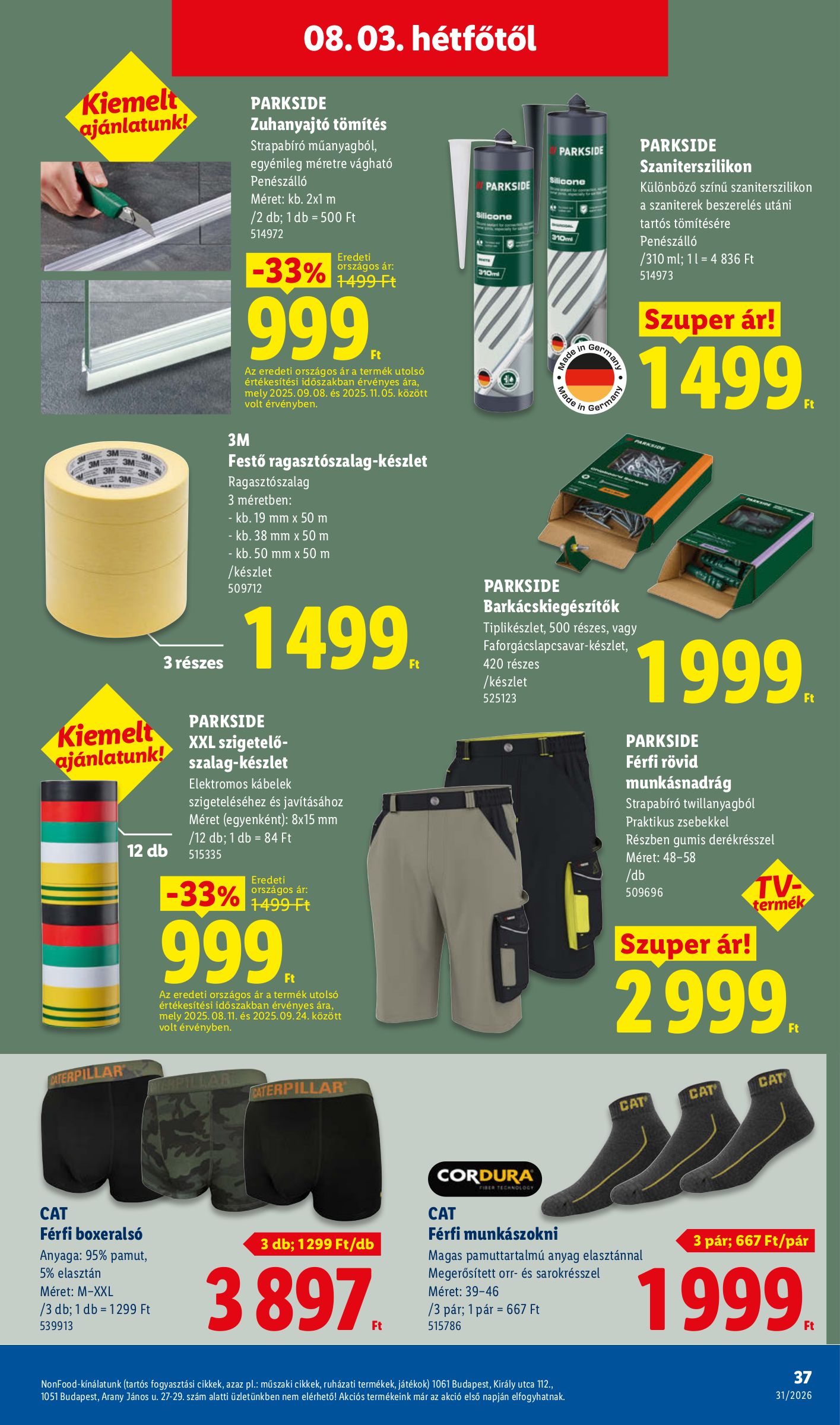 lidl - Aktuális Lidl szórólap érvényes csütörtöktől 2026.07.30.-től szerdától 2026.08.05.-ig - page: 37