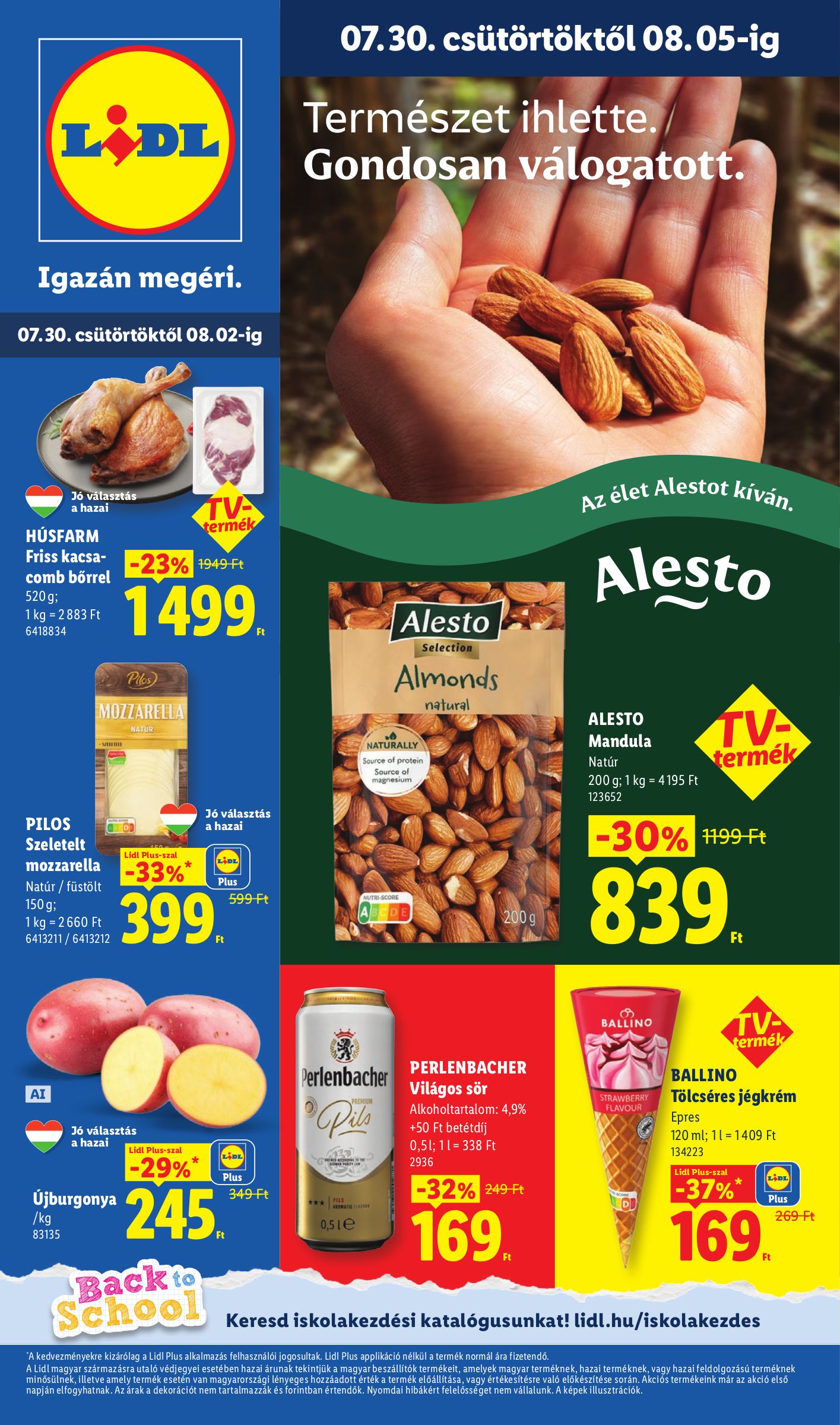 lidl - Aktuális Lidl szórólap érvényes csütörtöktől 2026.07.30.-től szerdától 2026.08.05.-ig