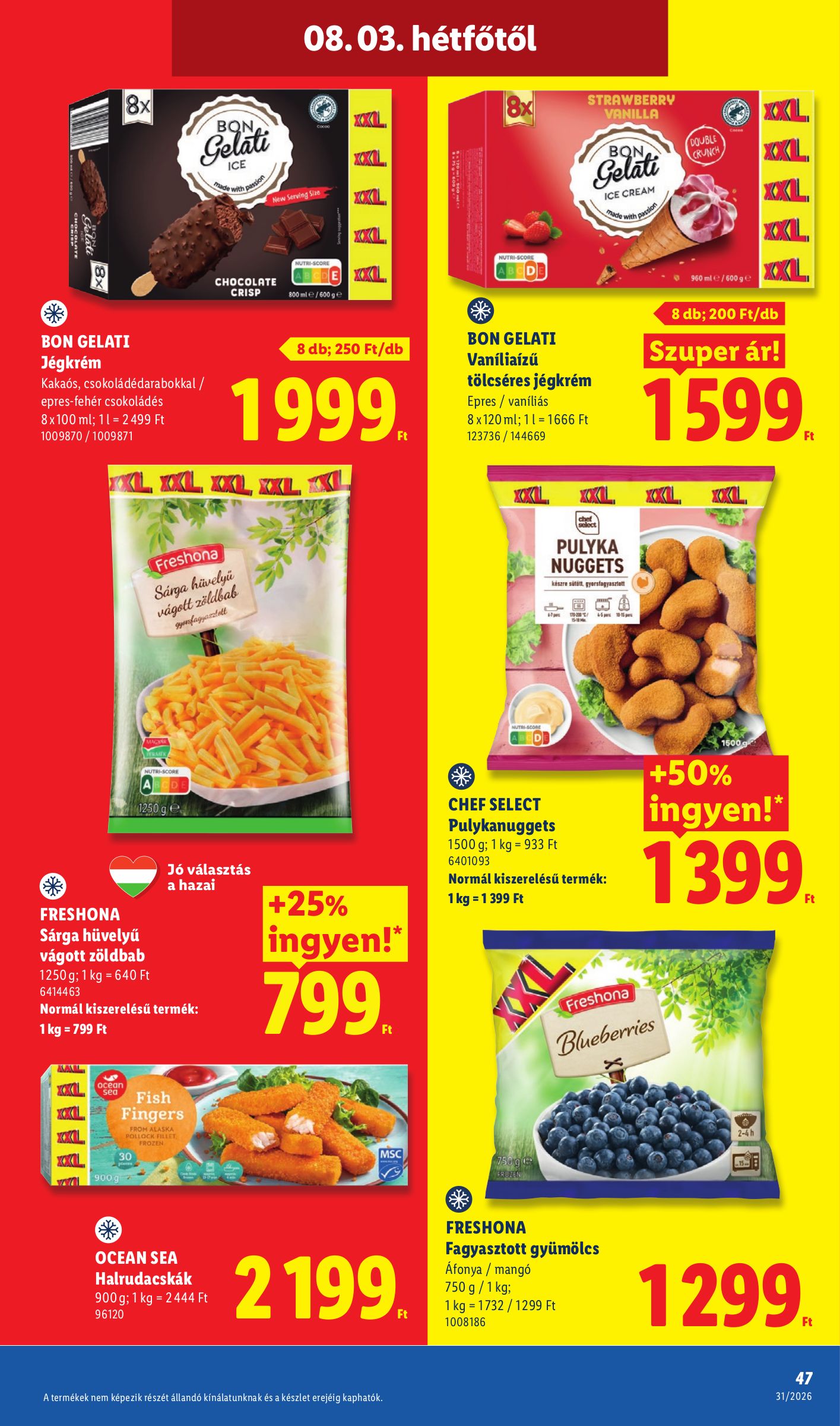 lidl - Aktuális Lidl szórólap érvényes csütörtöktől 2026.07.30.-től szerdától 2026.08.05.-ig - page: 47