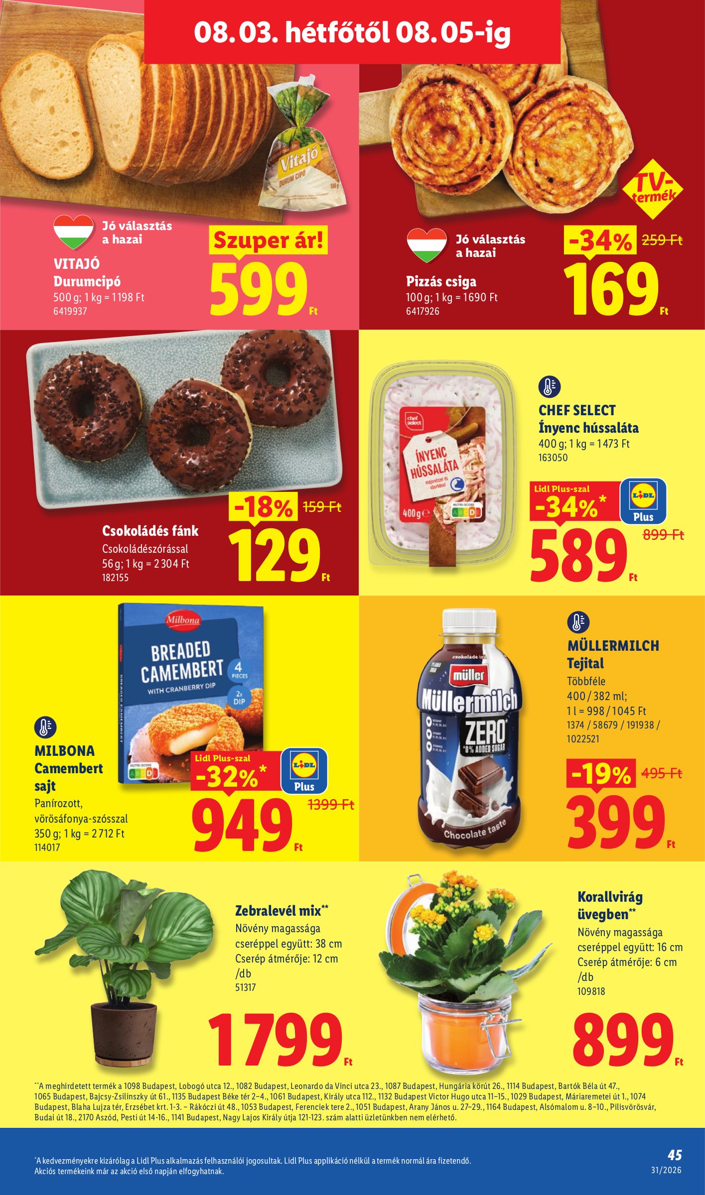 lidl - Aktuális Lidl szórólap érvényes csütörtöktől 2026.07.30.-től szerdától 2026.08.05.-ig - page: 45
