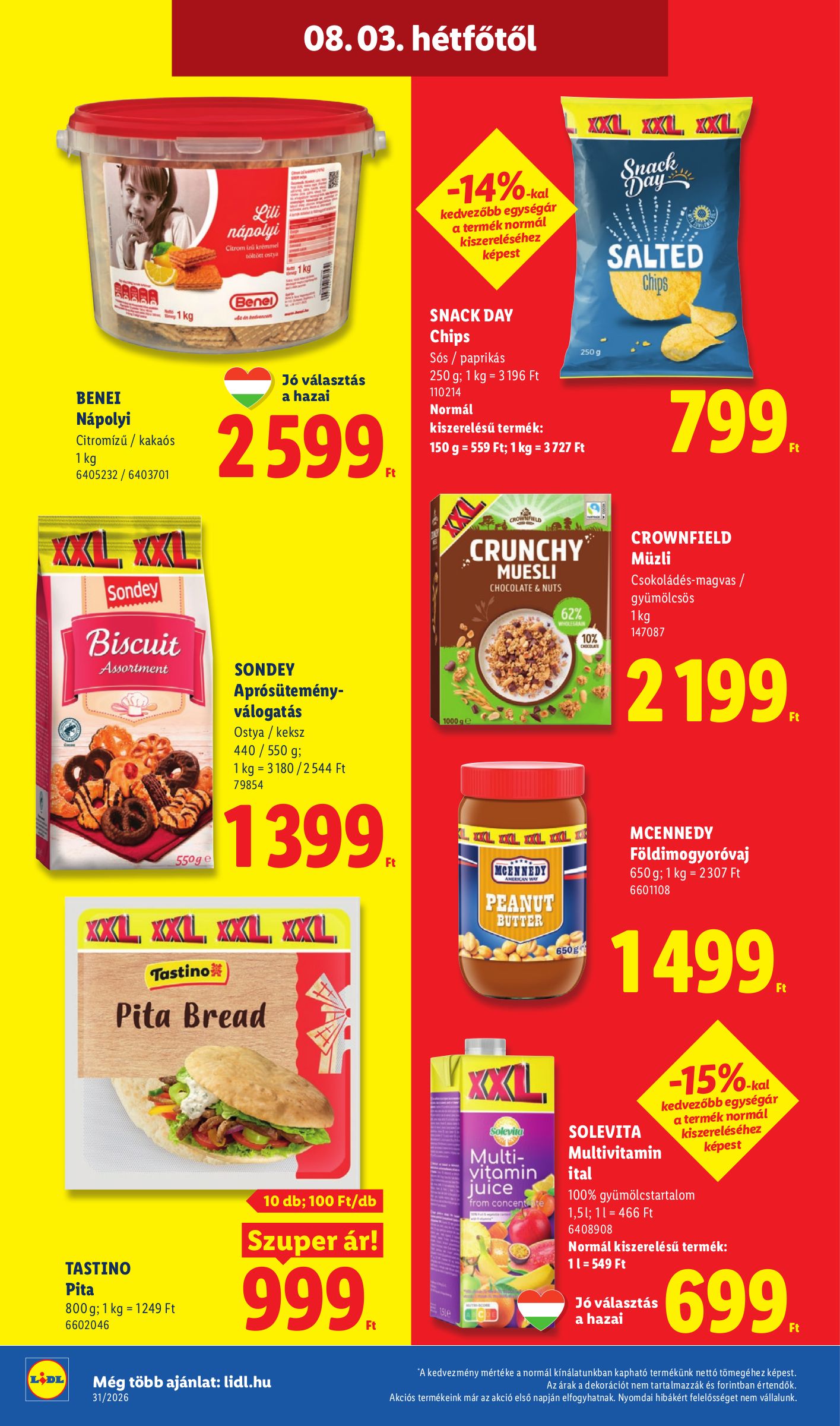 lidl - Aktuális Lidl szórólap érvényes csütörtöktől 2026.07.30.-től szerdától 2026.08.05.-ig - page: 52