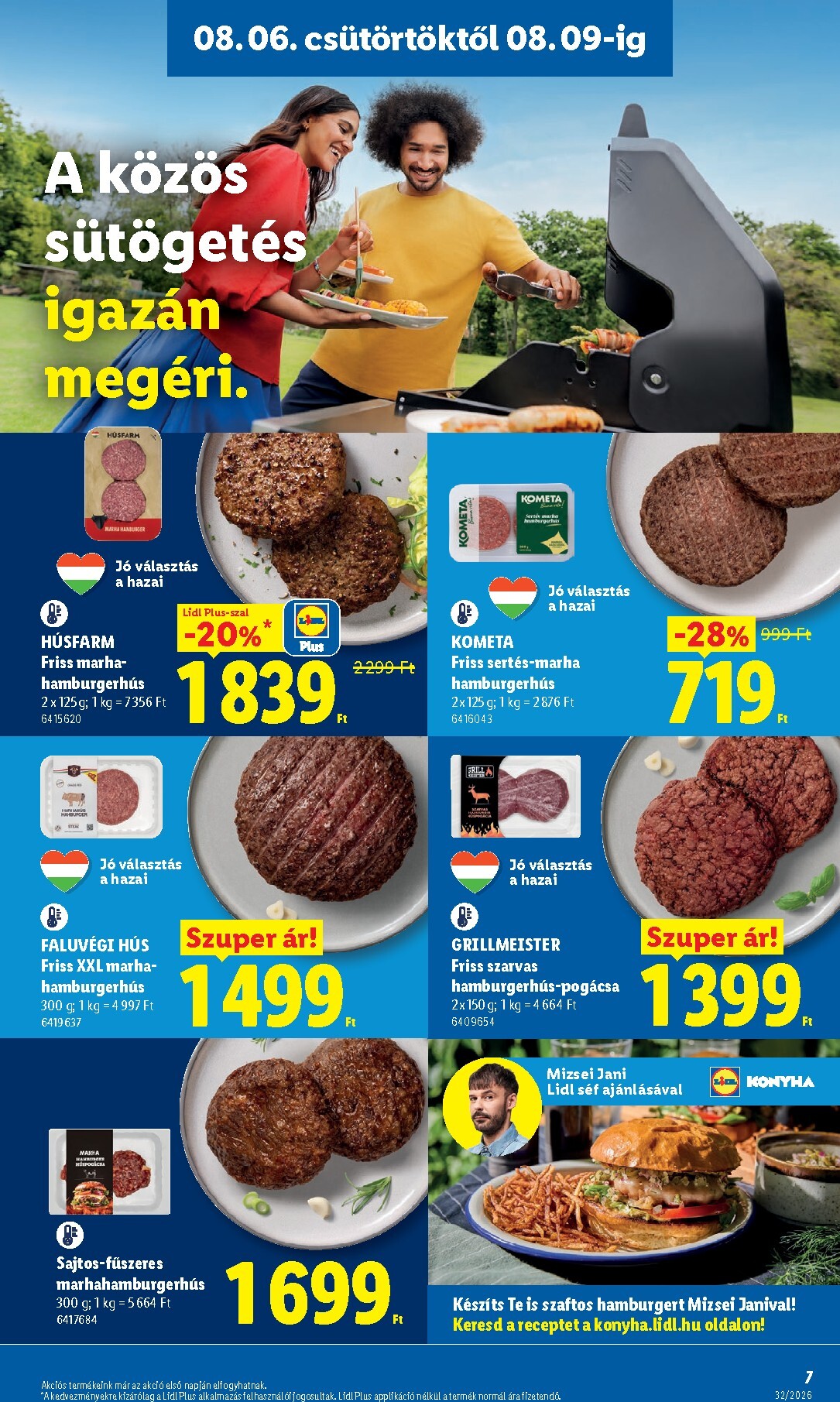 lidl - Aktuális Lidl szórólap érvényes csütörtöktől 2026.08.06.-től szerdától 2026.08.12.-ig - page: 7