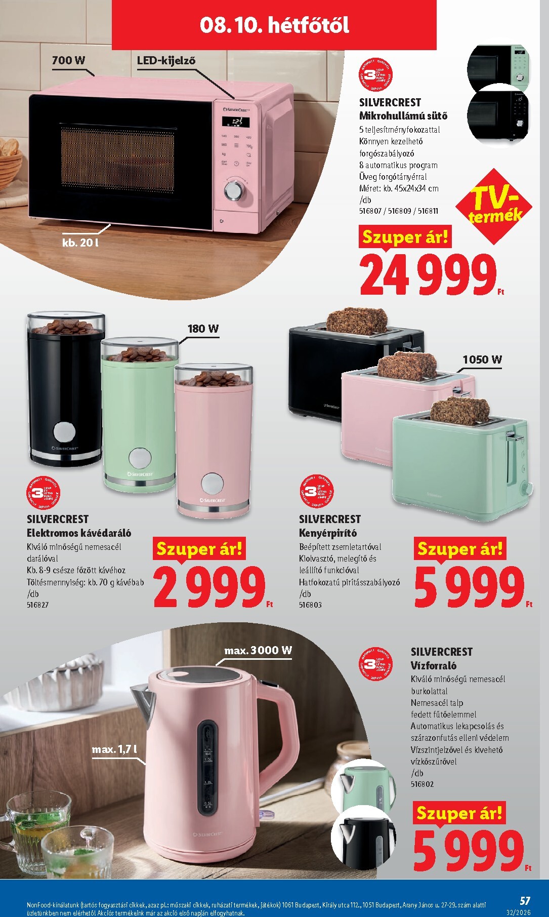 lidl - Aktuális Lidl szórólap érvényes csütörtöktől 2026.08.06.-től szerdától 2026.08.12.-ig - page: 57