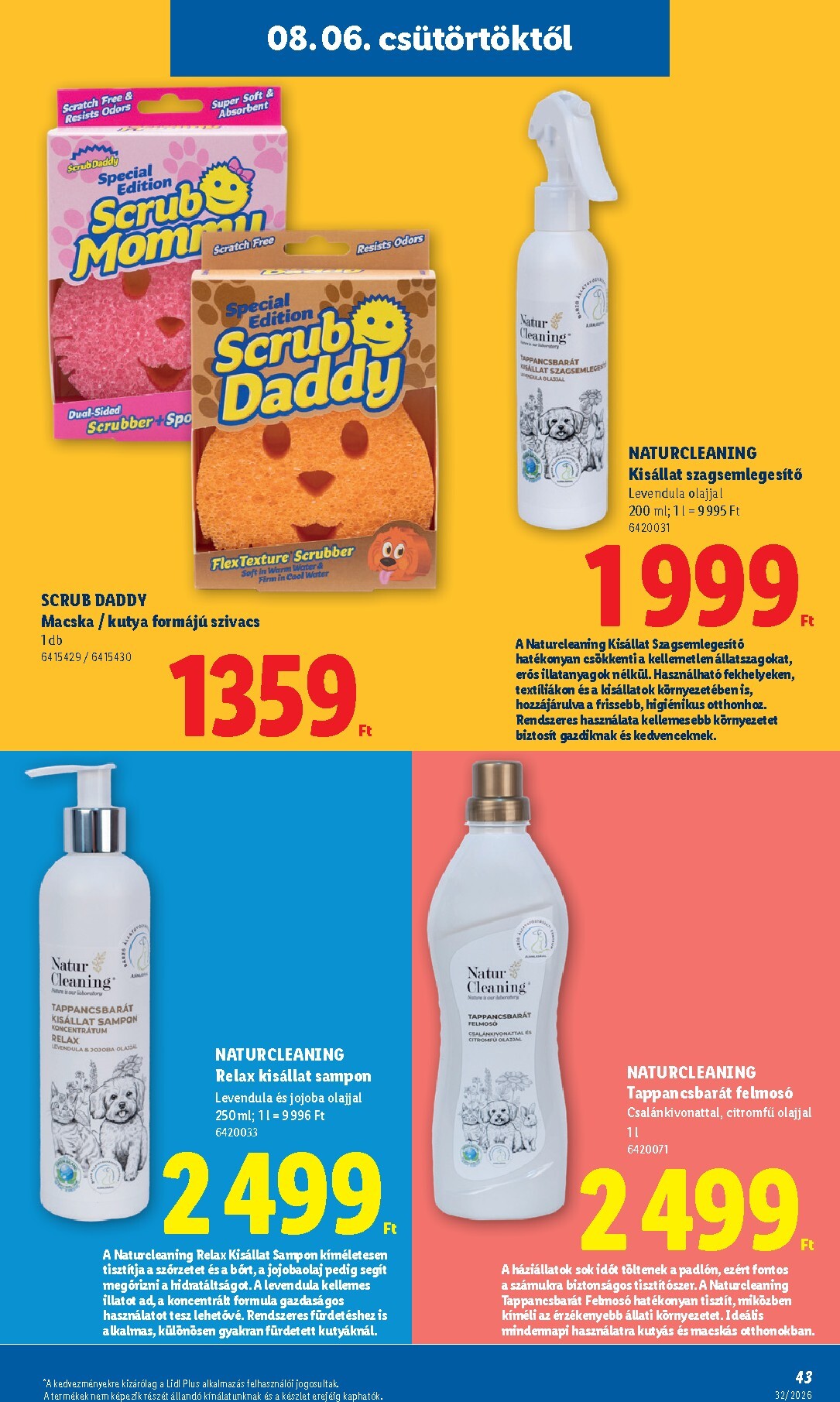 lidl - Aktuális Lidl szórólap érvényes csütörtöktől 2026.08.06.-től szerdától 2026.08.12.-ig - page: 43