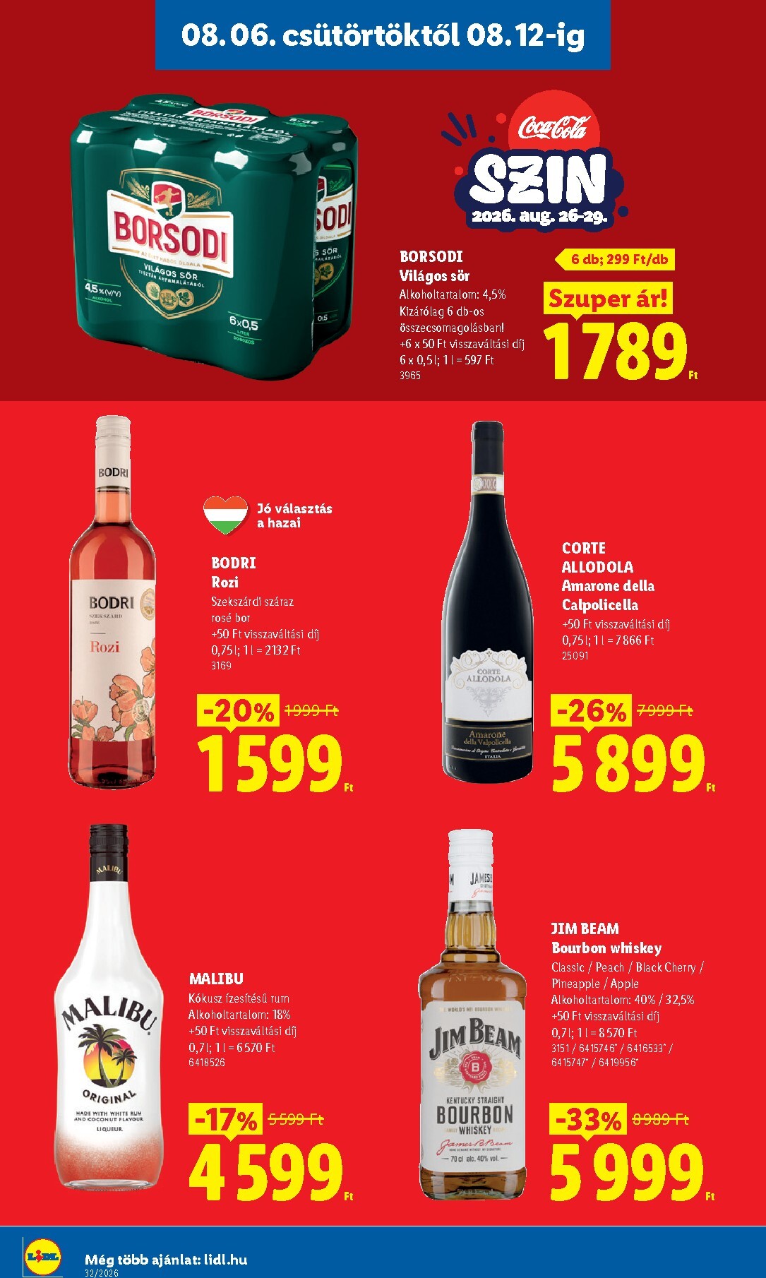 lidl - Aktuális Lidl szórólap érvényes csütörtöktől 2026.08.06.-től szerdától 2026.08.12.-ig - page: 20