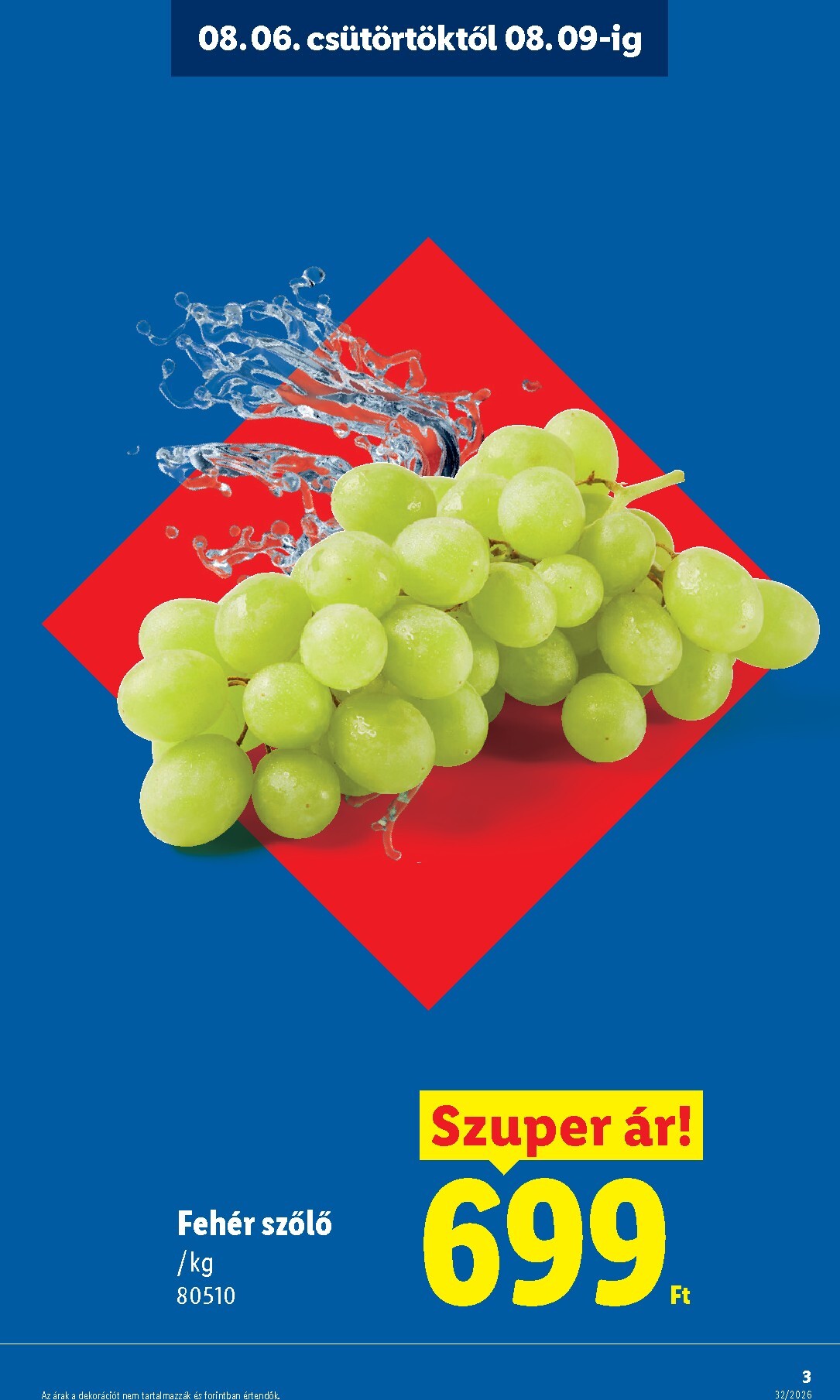 lidl - Aktuális Lidl szórólap érvényes csütörtöktől 2026.08.06.-től szerdától 2026.08.12.-ig - page: 3
