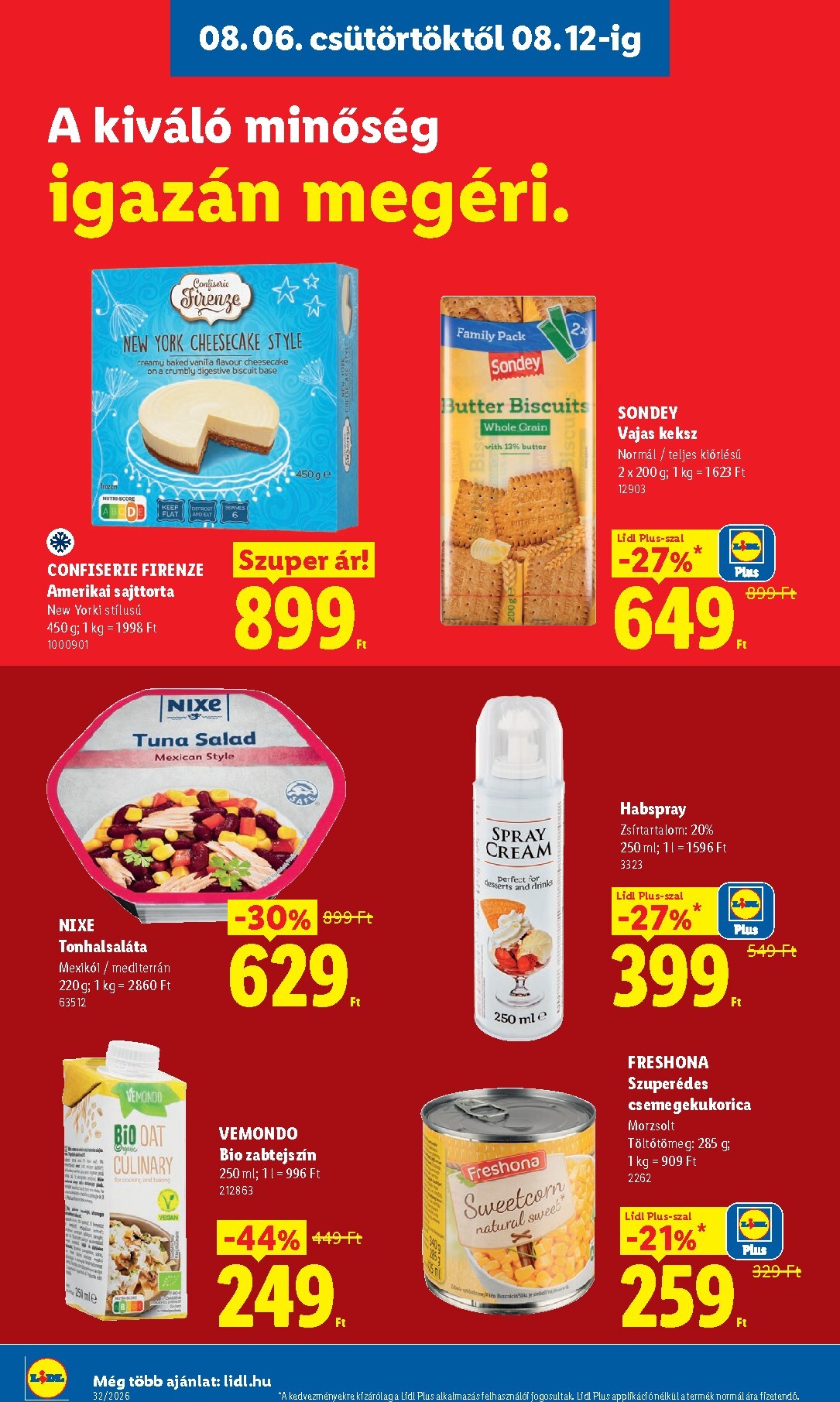 lidl - Aktuális Lidl szórólap érvényes csütörtöktől 2026.08.06.-től szerdától 2026.08.12.-ig - page: 14