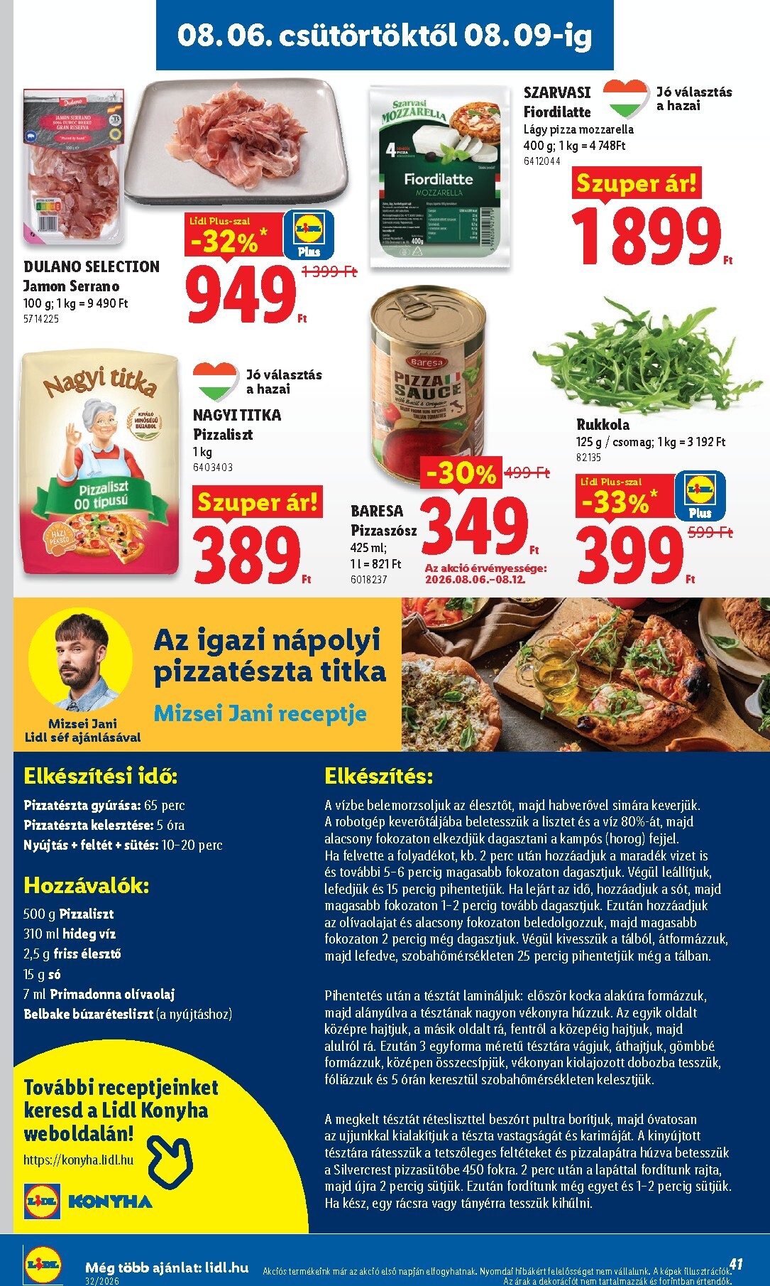 lidl - Aktuális Lidl szórólap érvényes csütörtöktől 2026.08.06.-től szerdától 2026.08.12.-ig - page: 41