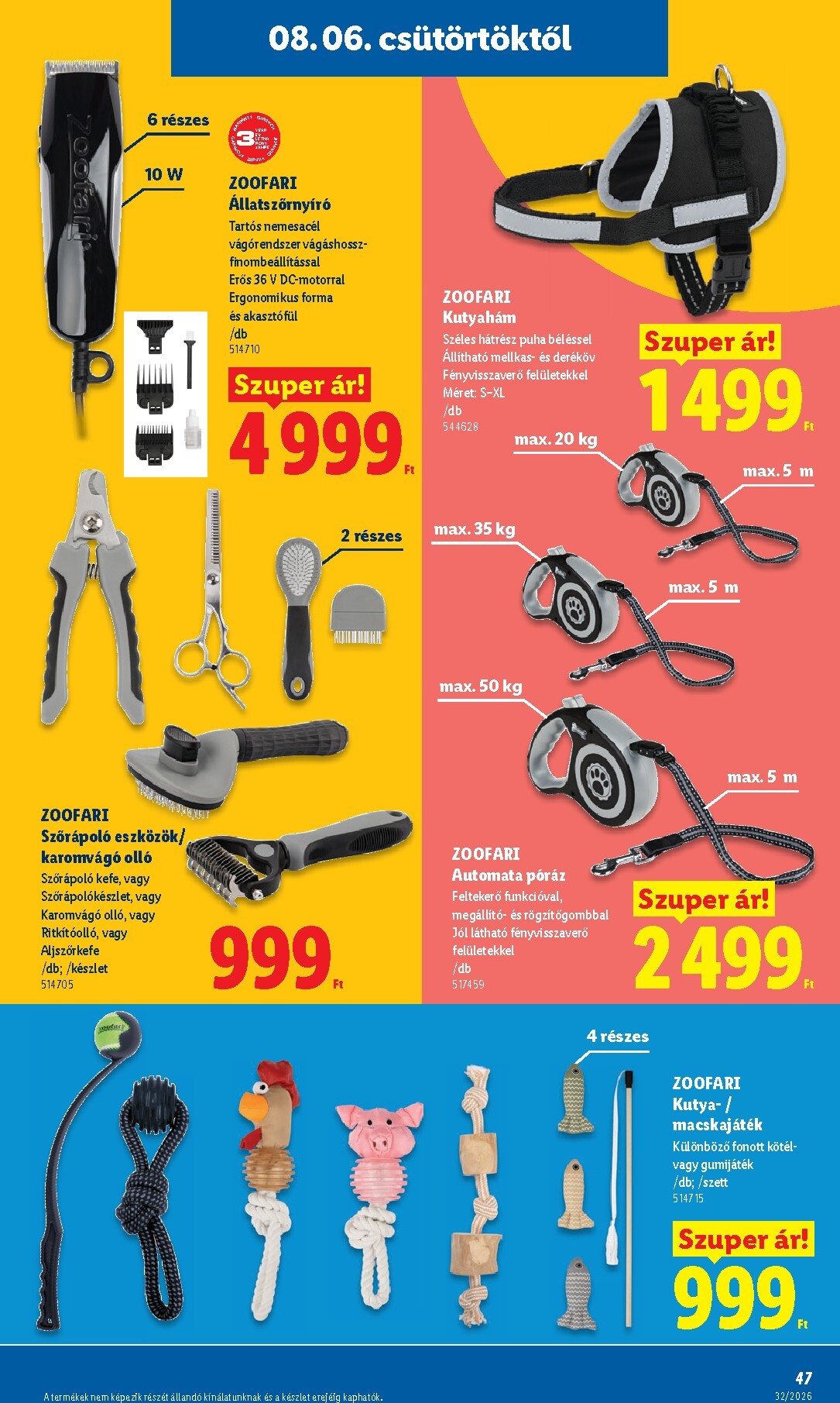 lidl - Aktuális Lidl szórólap érvényes csütörtöktől 2026.08.06.-től szerdától 2026.08.12.-ig - page: 47