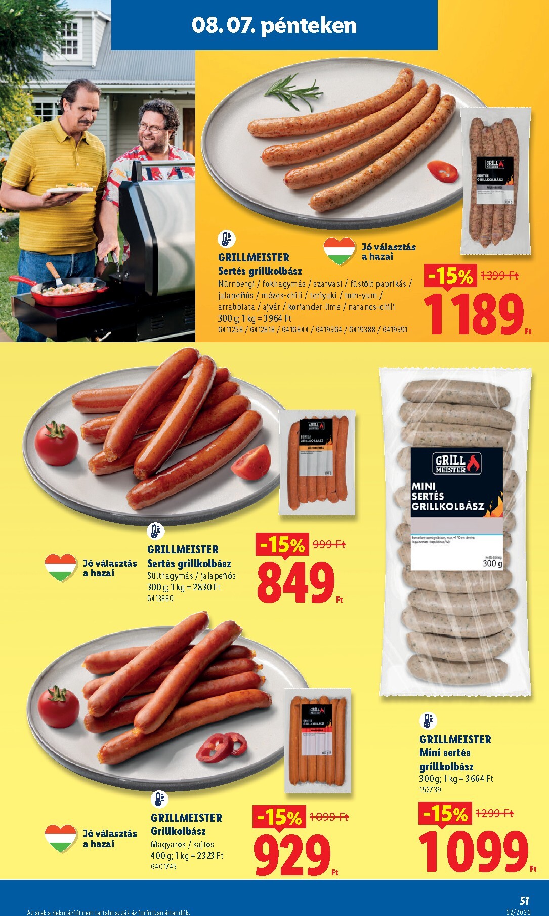 lidl - Aktuális Lidl szórólap érvényes csütörtöktől 2026.08.06.-től szerdától 2026.08.12.-ig - page: 51