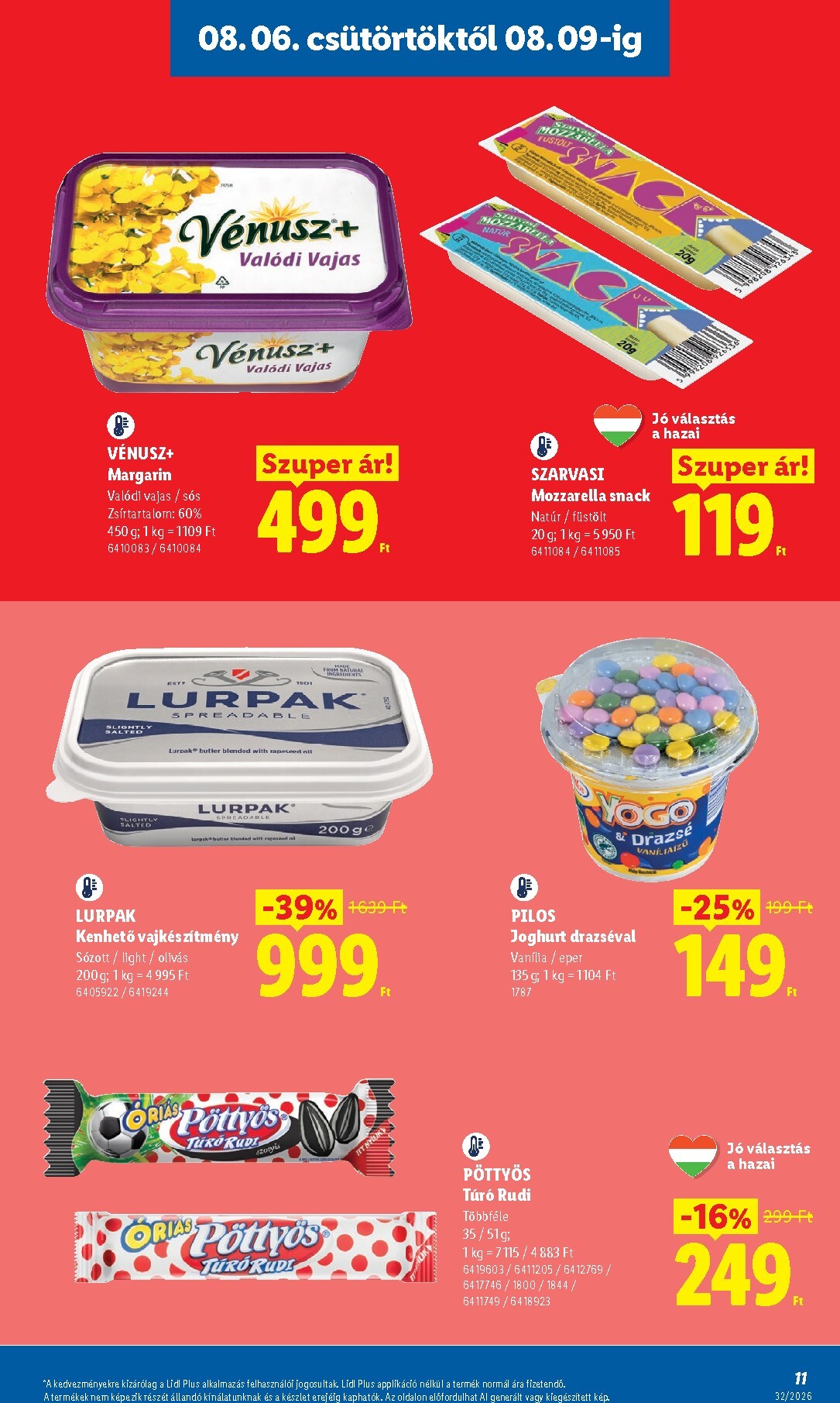 lidl - Aktuális Lidl szórólap érvényes csütörtöktől 2026.08.06.-től szerdától 2026.08.12.-ig - page: 11