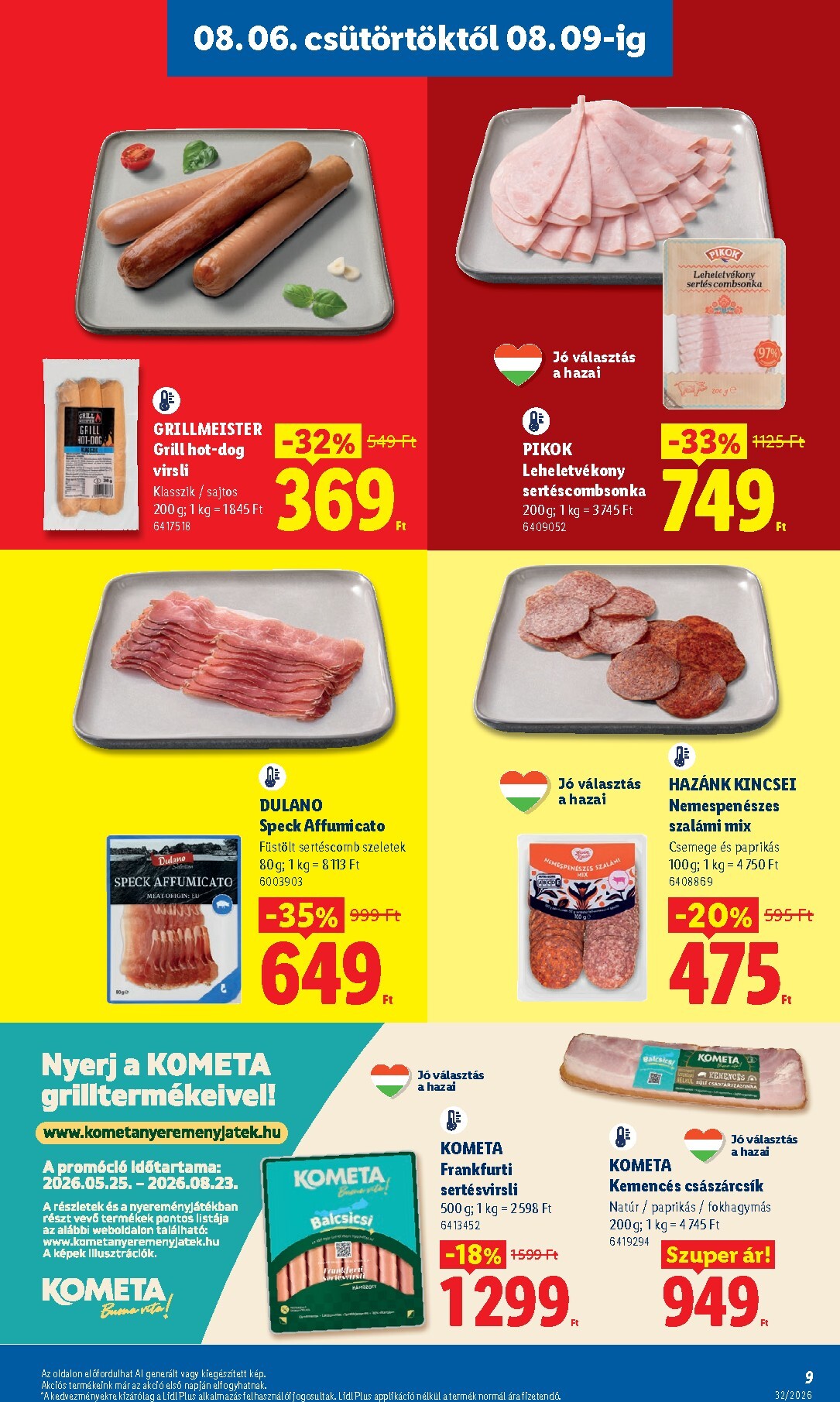 lidl - Aktuális Lidl szórólap érvényes csütörtöktől 2026.08.06.-től szerdától 2026.08.12.-ig - page: 9