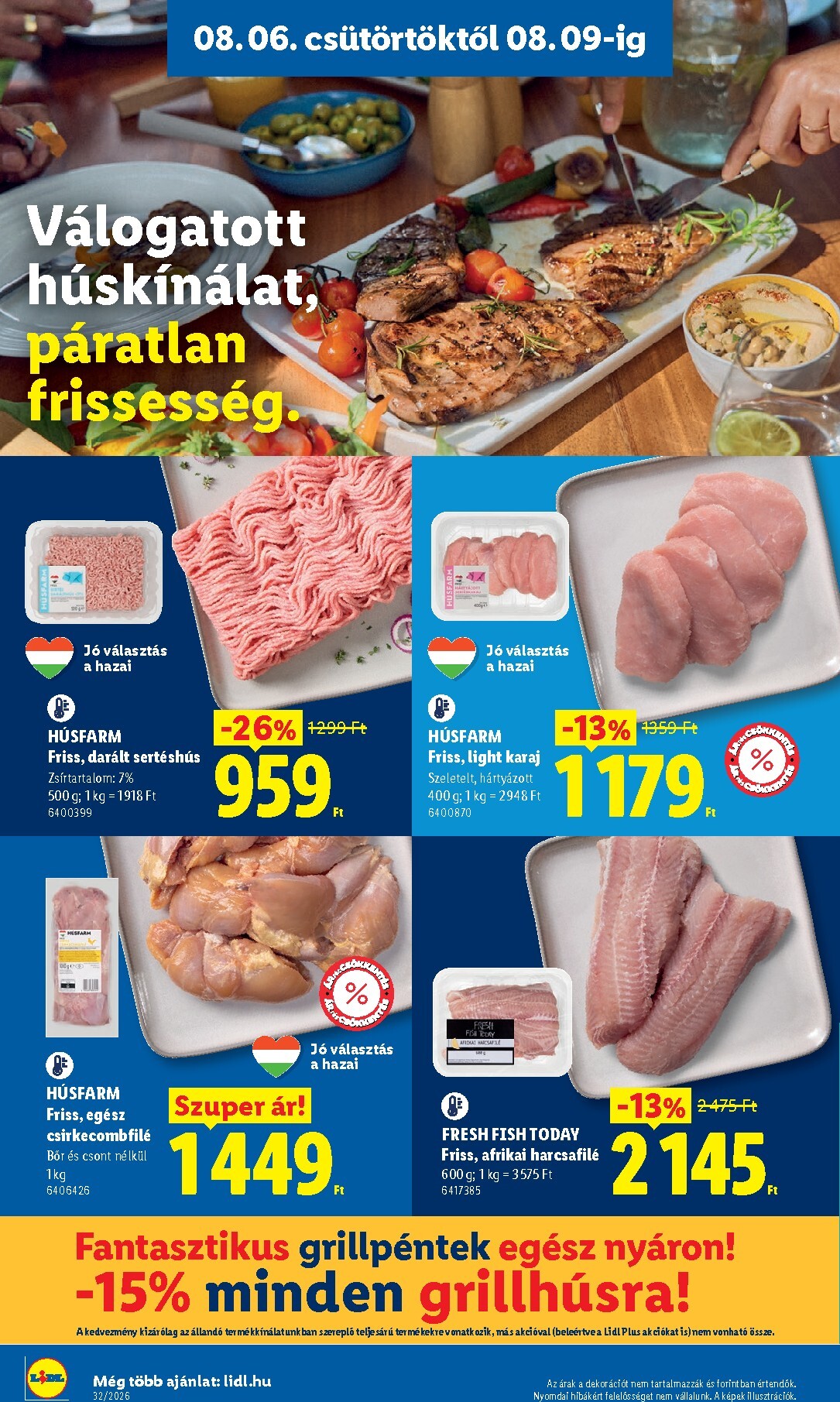 lidl - Aktuális Lidl szórólap érvényes csütörtöktől 2026.08.06.-től szerdától 2026.08.12.-ig - page: 8