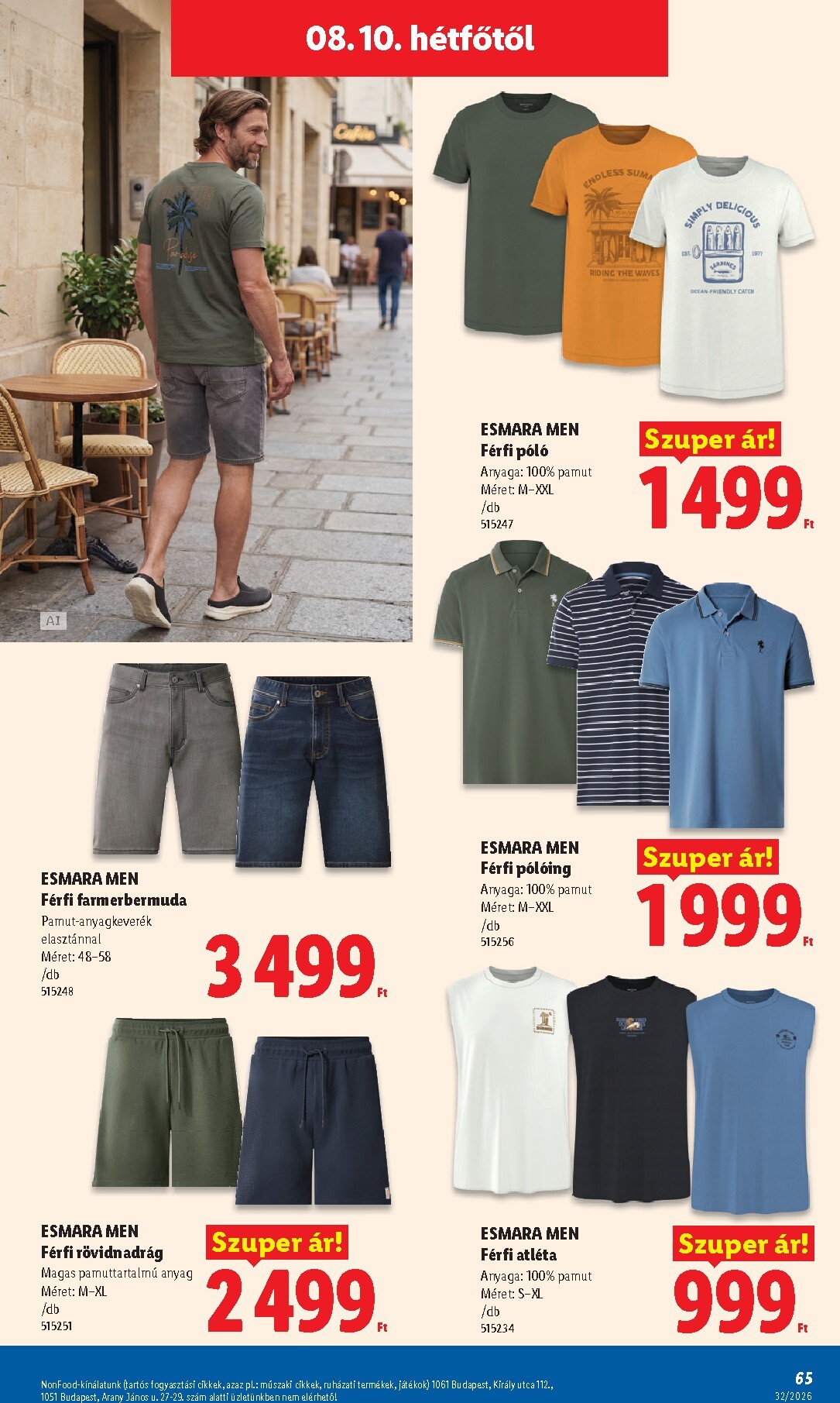 lidl - Aktuális Lidl szórólap érvényes csütörtöktől 2026.08.06.-től szerdától 2026.08.12.-ig - page: 65
