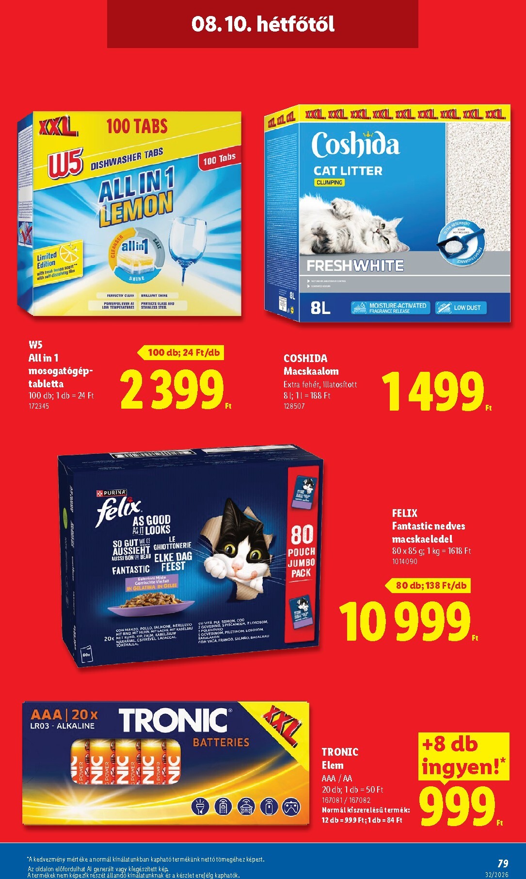 lidl - Aktuális Lidl szórólap érvényes csütörtöktől 2026.08.06.-től szerdától 2026.08.12.-ig - page: 79