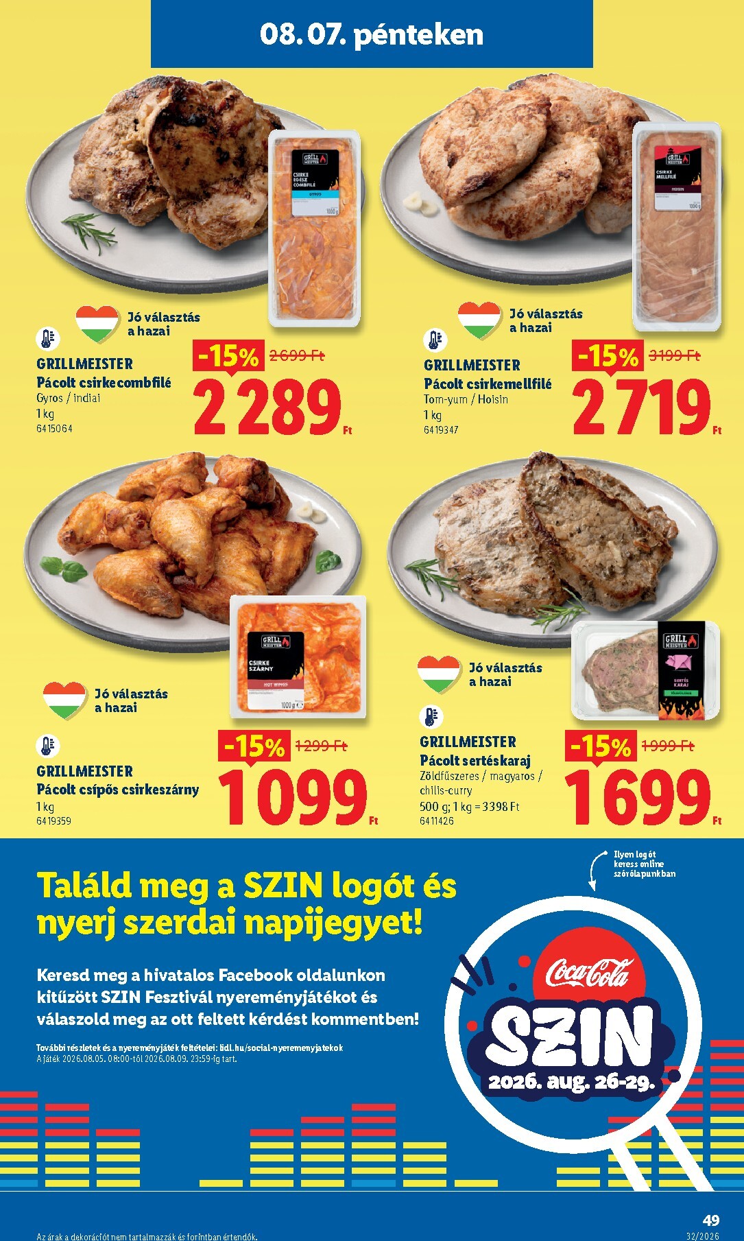 lidl - Aktuális Lidl szórólap érvényes csütörtöktől 2026.08.06.-től szerdától 2026.08.12.-ig - page: 49