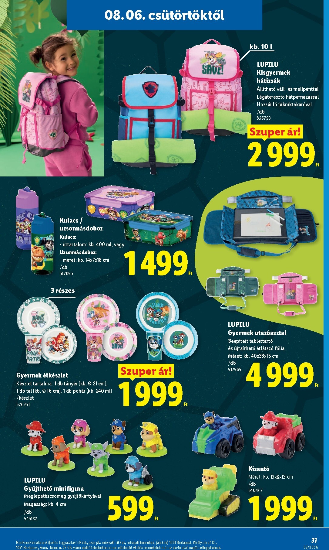 lidl - Aktuális Lidl szórólap érvényes csütörtöktől 2026.08.06.-től szerdától 2026.08.12.-ig - page: 31