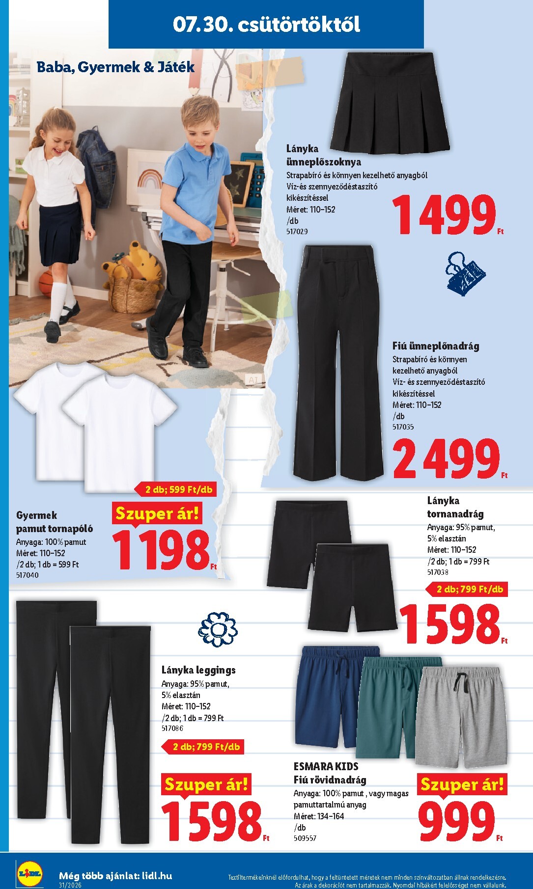 lidl - Aktuális Lidl - Back to school szórólap érvényes csütörtöktől 2026.07.30.-től hétfőtől 2026.08.31.-ig - page: 14