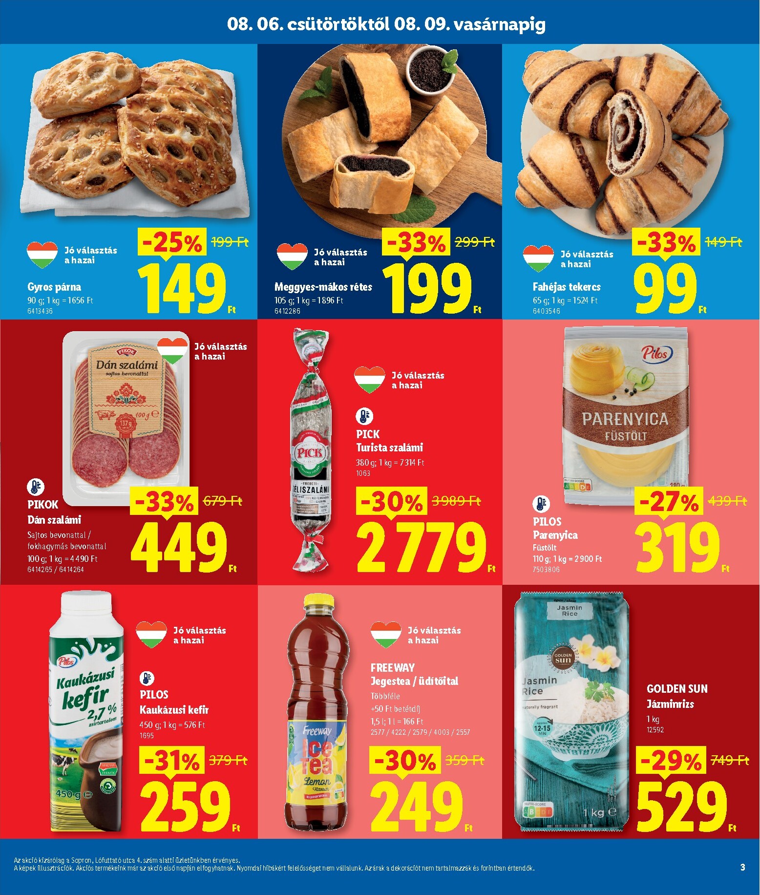 lidl - Aktuális Lidl - Fantasztikus extra akciók szórólap érvényes csütörtöktől 2026.08.06.-től vasárnaptól 2026.08.09.-ig - page: 3