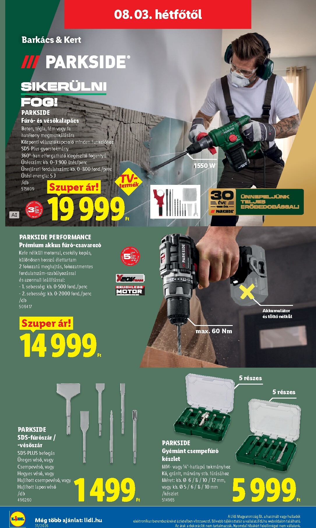 lidl - Aktuális Lidl - Nonfood kínálatunk - 31. hét szórólap érvényes szombattól 2026.08.01.-től vasárnaptól 2026.08.09.-ig - page: 8